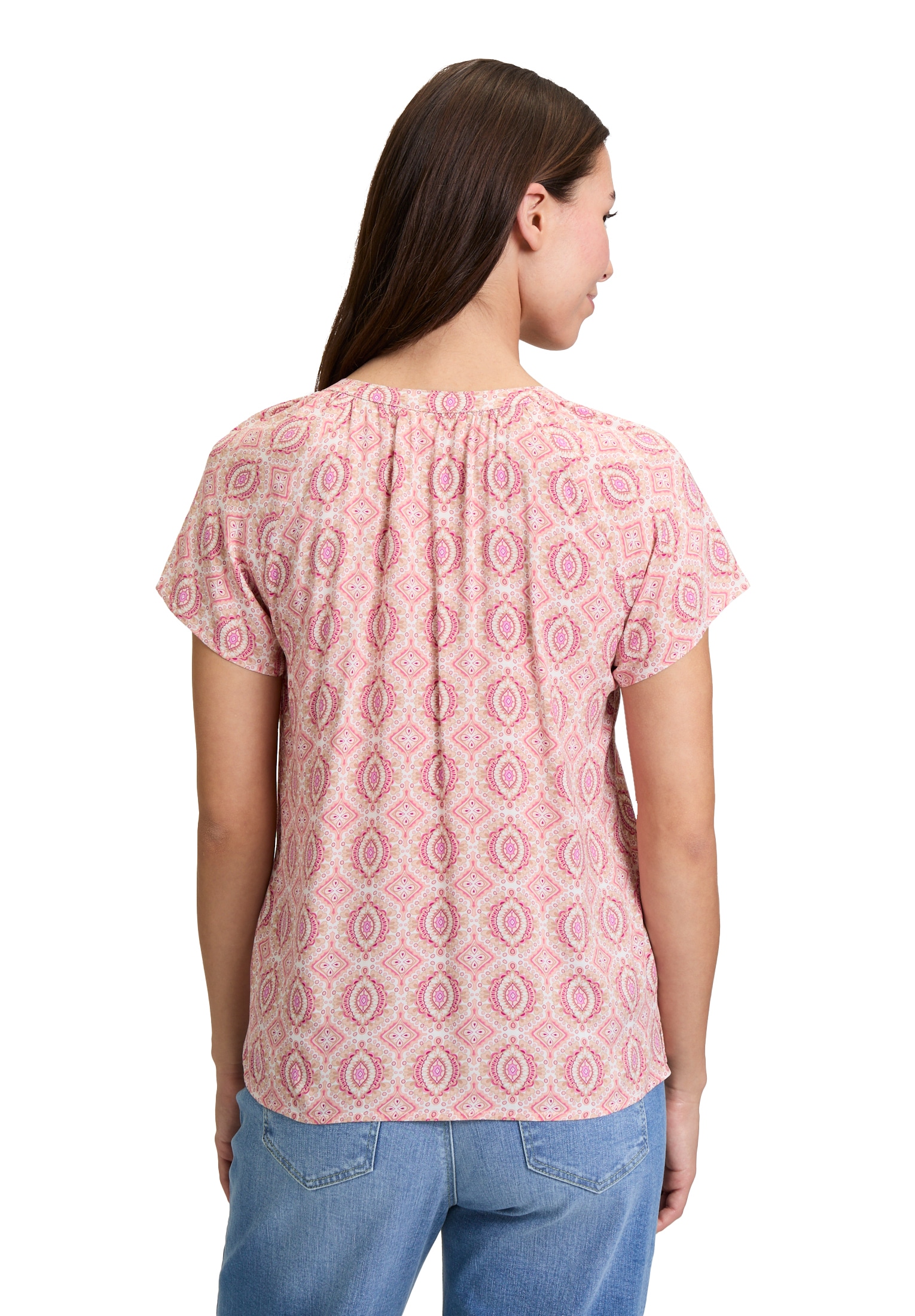 Cartoon Shirtbluse »Cartoon Blusenshirt mit Rüschen«