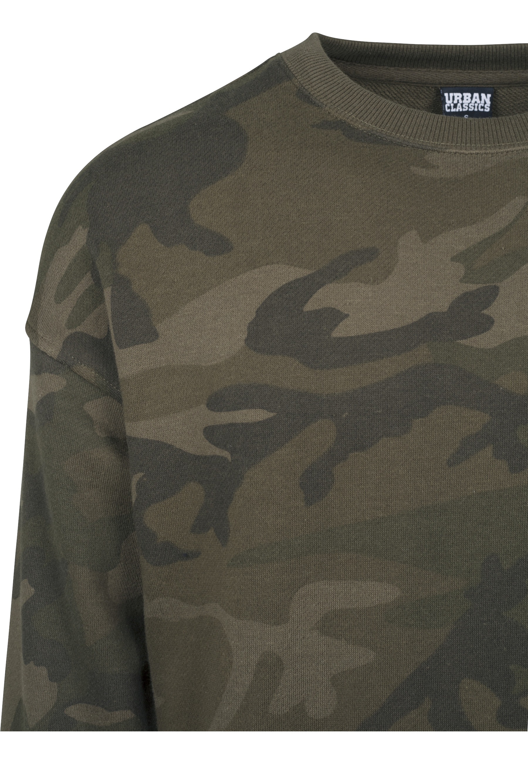 Urban Classics T-shirt à Manches Longues Camouflage Green M Homme 2