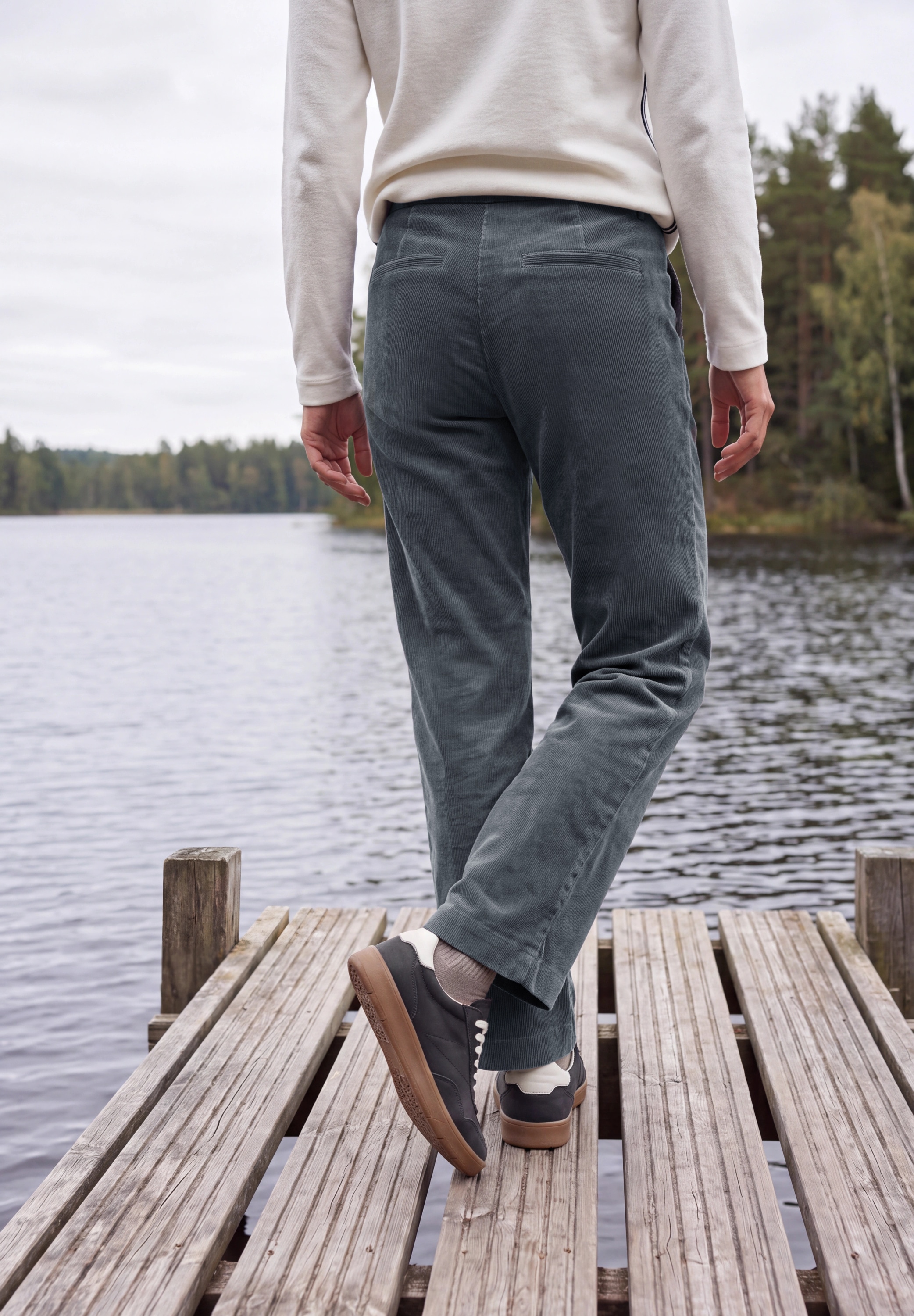 Cecil Cordhose »Style Neele«  im Loose Fit / Elastikbund