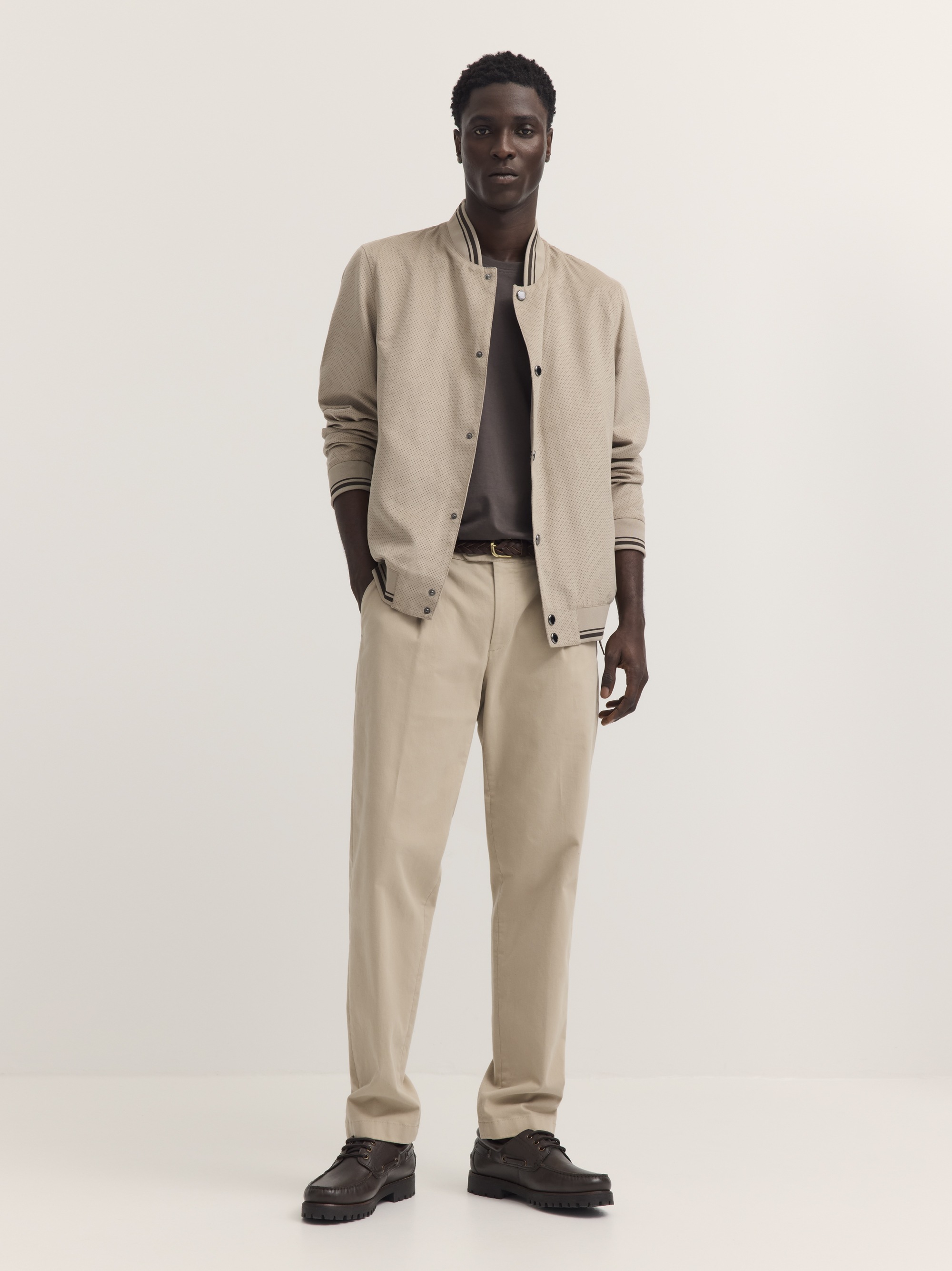 bugatti Collegejacke »Premium Suede« Regular Fit wasserabweisend