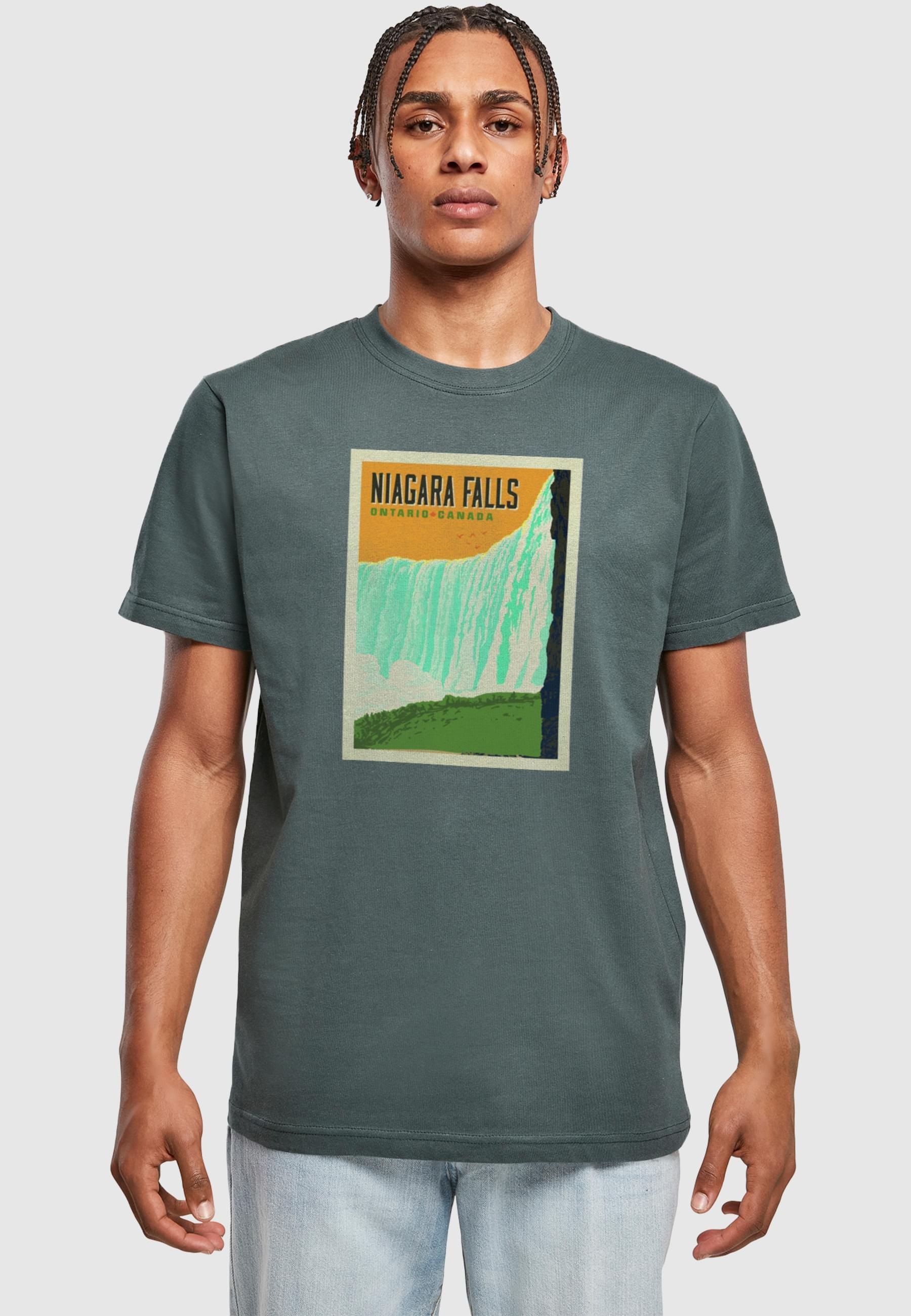 MisterTee T-Shirt »MisterTee Niagara Falls Tee«, (1 tlg.)