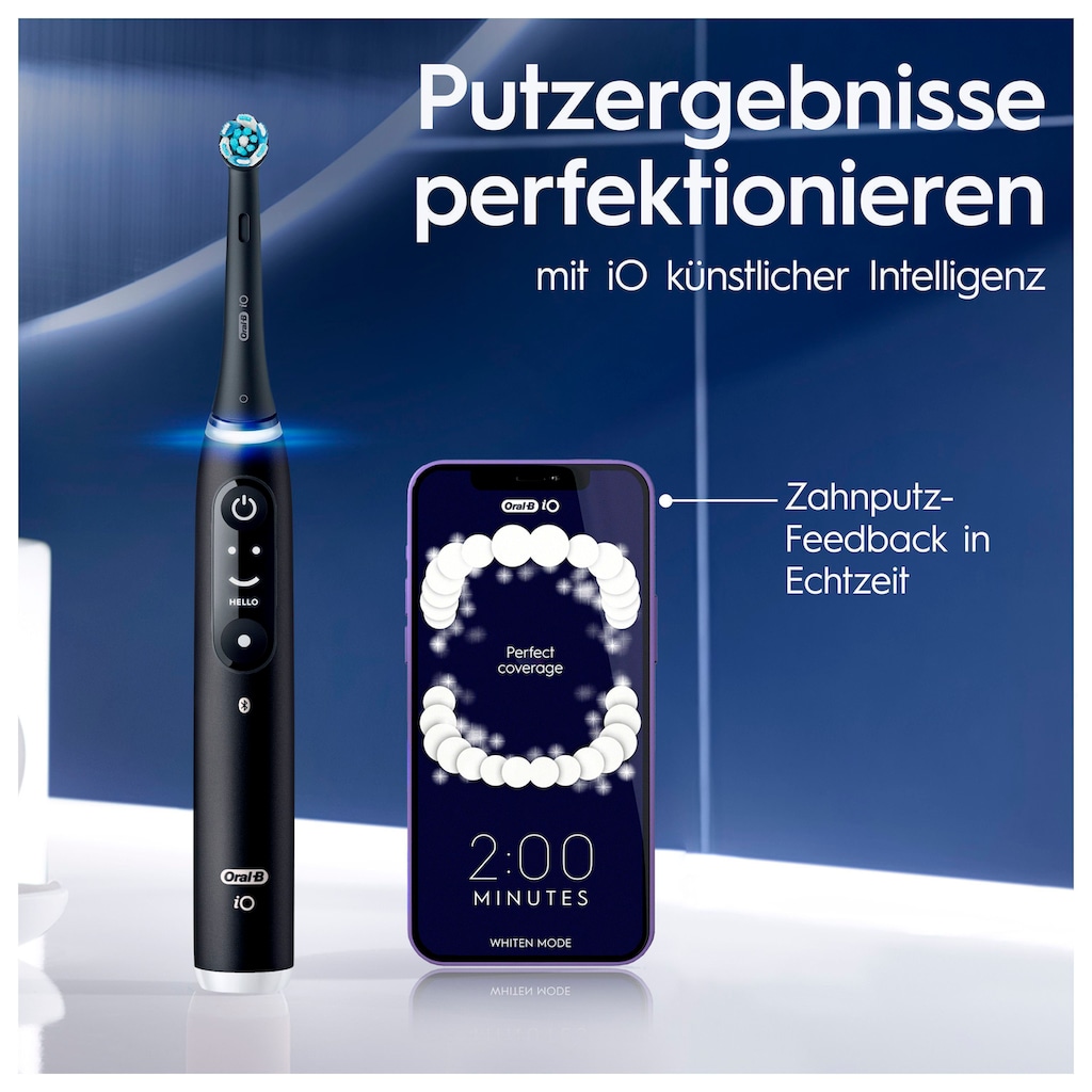 Oral-B Elektrische Zahnbürste »iO 6 Duopack«, 3 St. Aufsteckbürsten