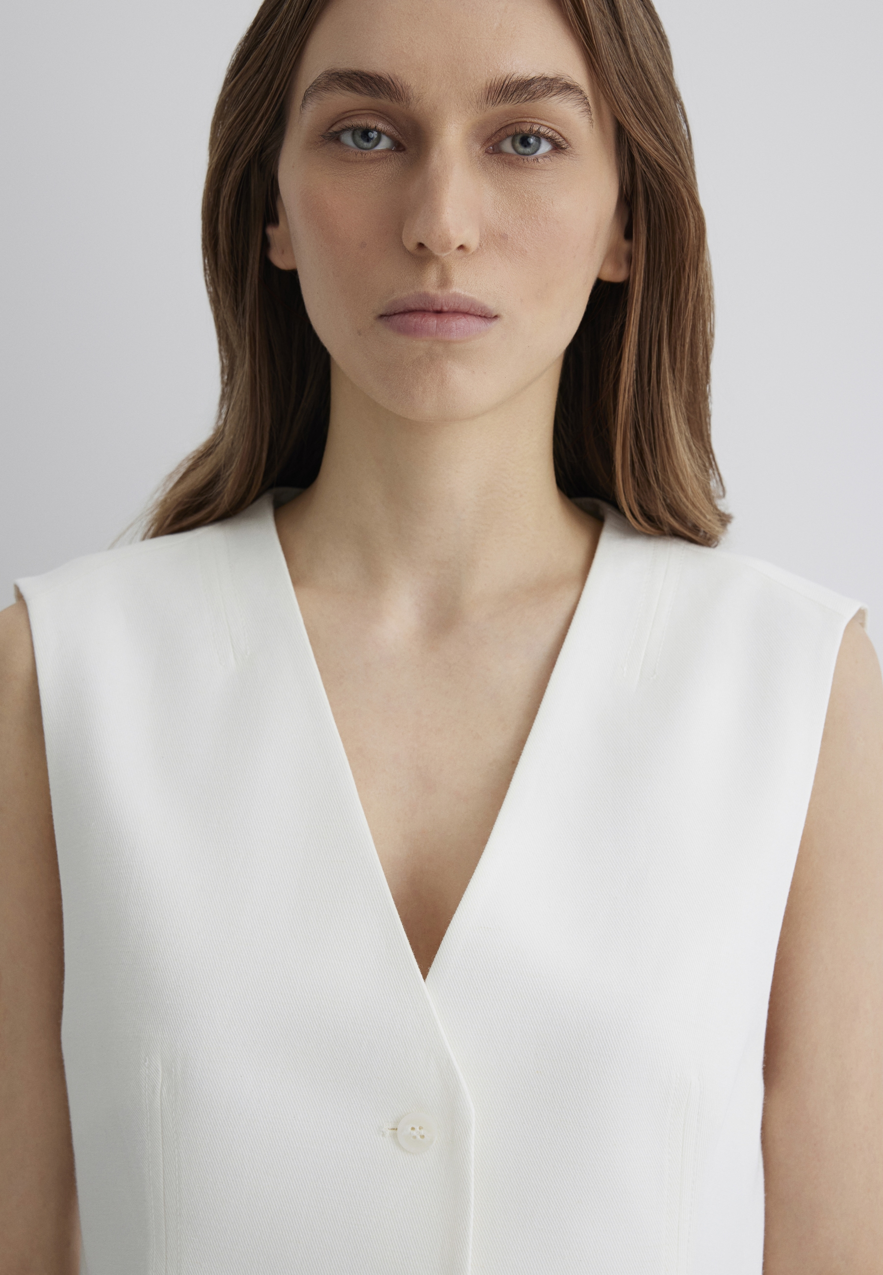 Mavi Kurzjacke »WOVEN VEST« ohne Kapuze Weste ärmellos