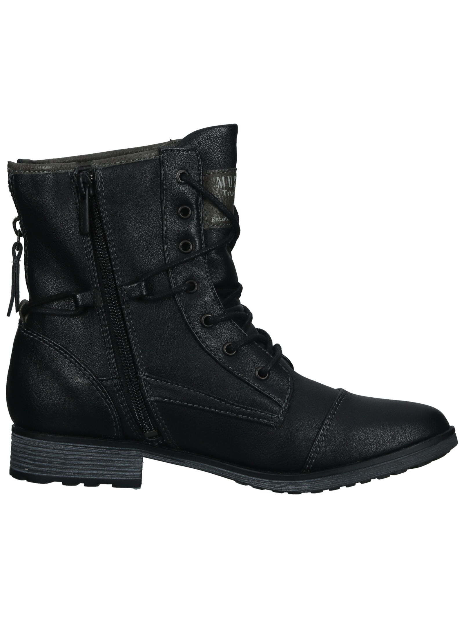 Mustang Shoes Schnürstiefelette »Mustang Shoes Stiefelette Lederimitat«
