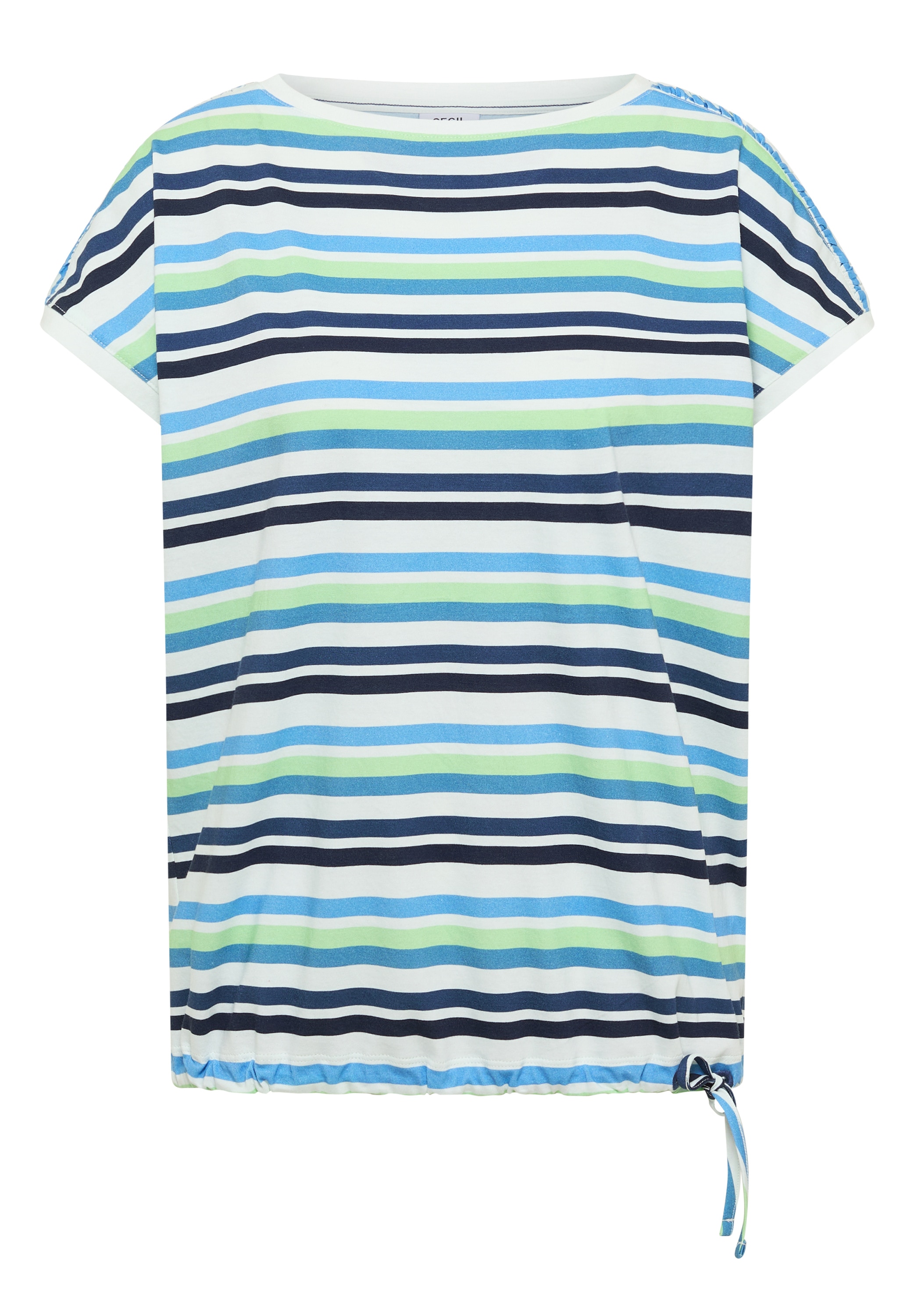 Cecil Rundhalsshirt im Streifendesign