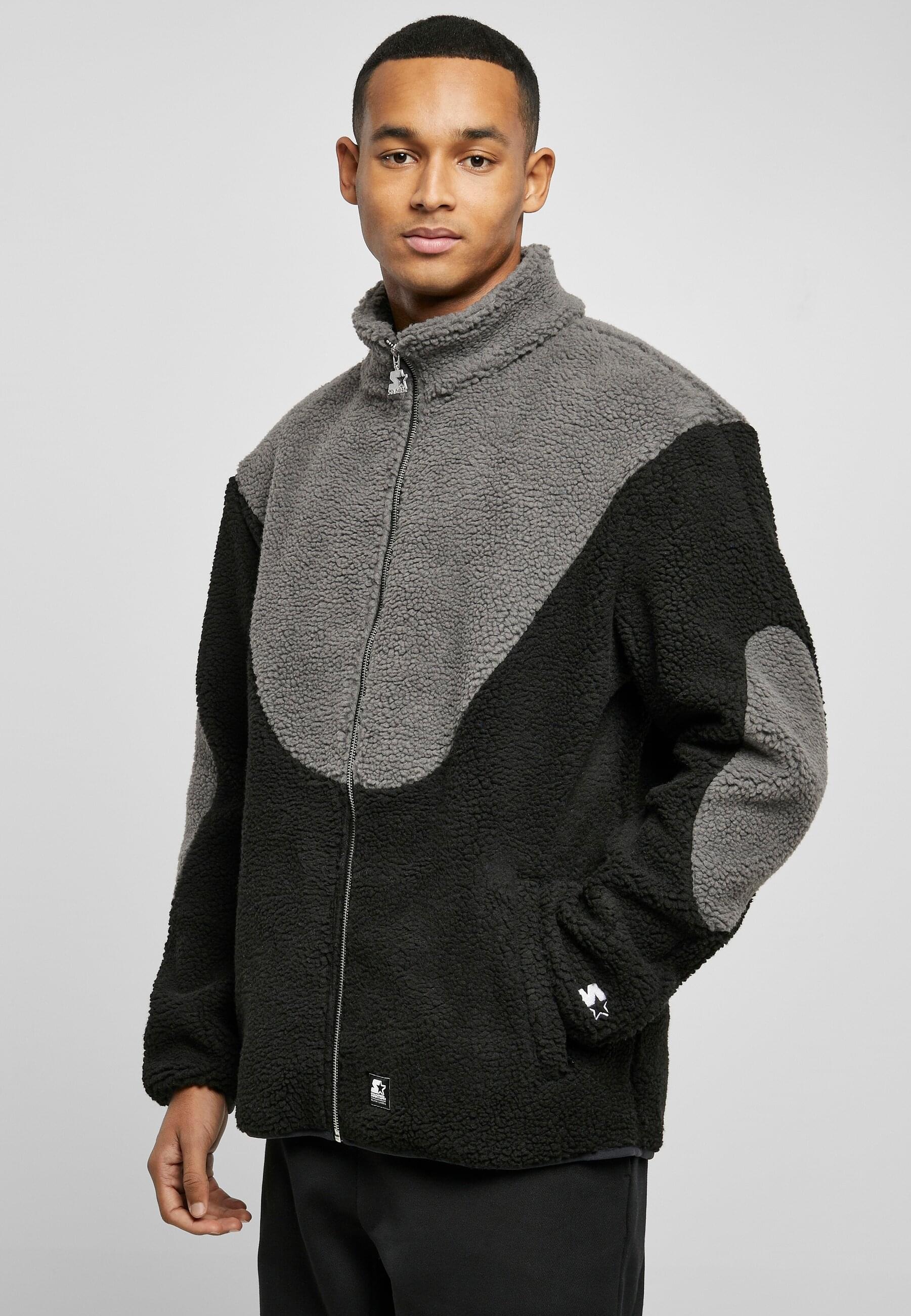 Starter Black Label Winterjacke »Starter Black Label Herren Starter Sherpa Fleece Jacket«, (1 St.), ohne Kapuze