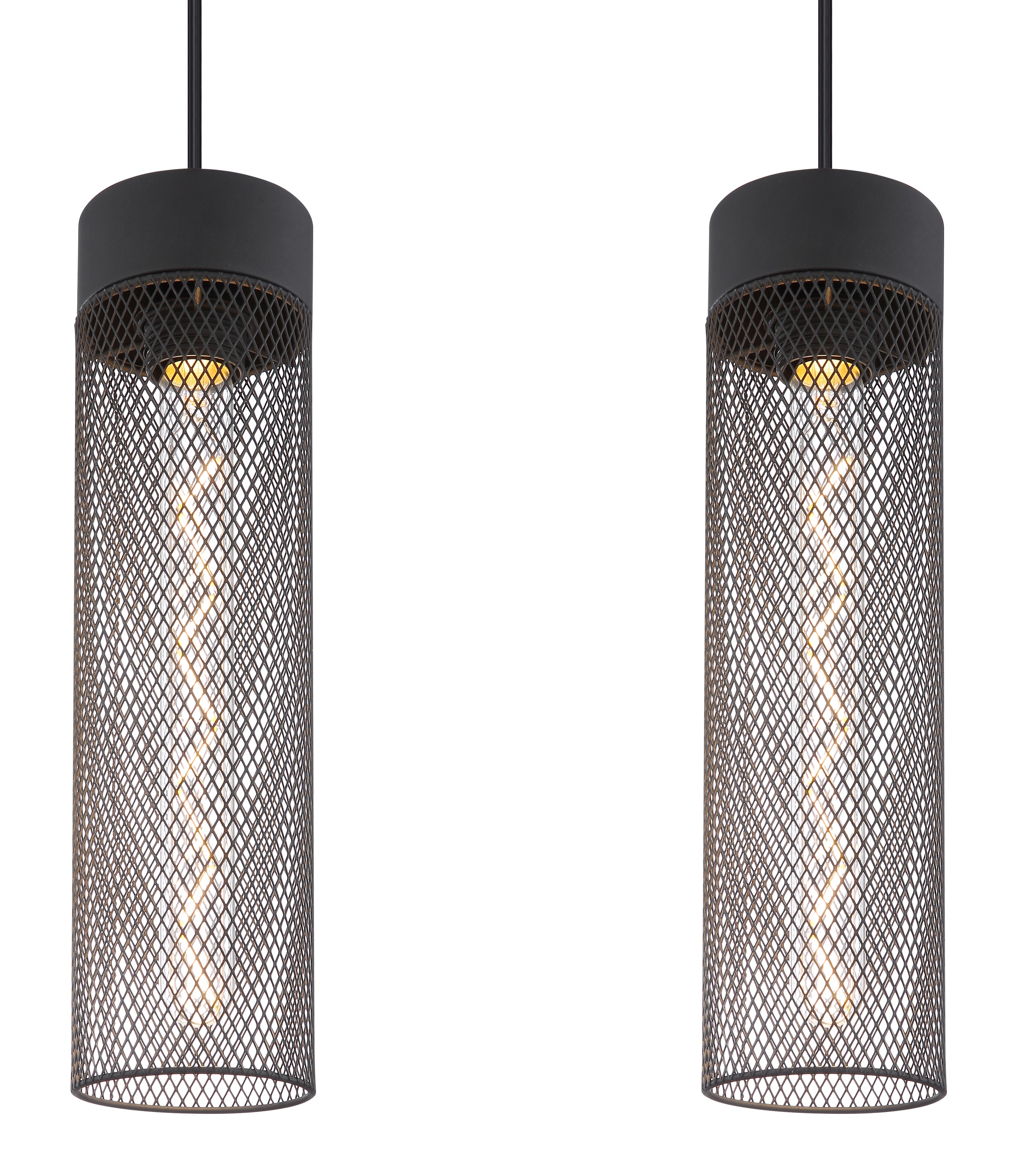 GLOBO LIGHTING Hängeleuchte »HANS«, Leuchtmittel E27 | ohne Leuchtmittel, Hängelampe/Pendelleuchte/Esszimmer/Wohnzimmer/Esstisch