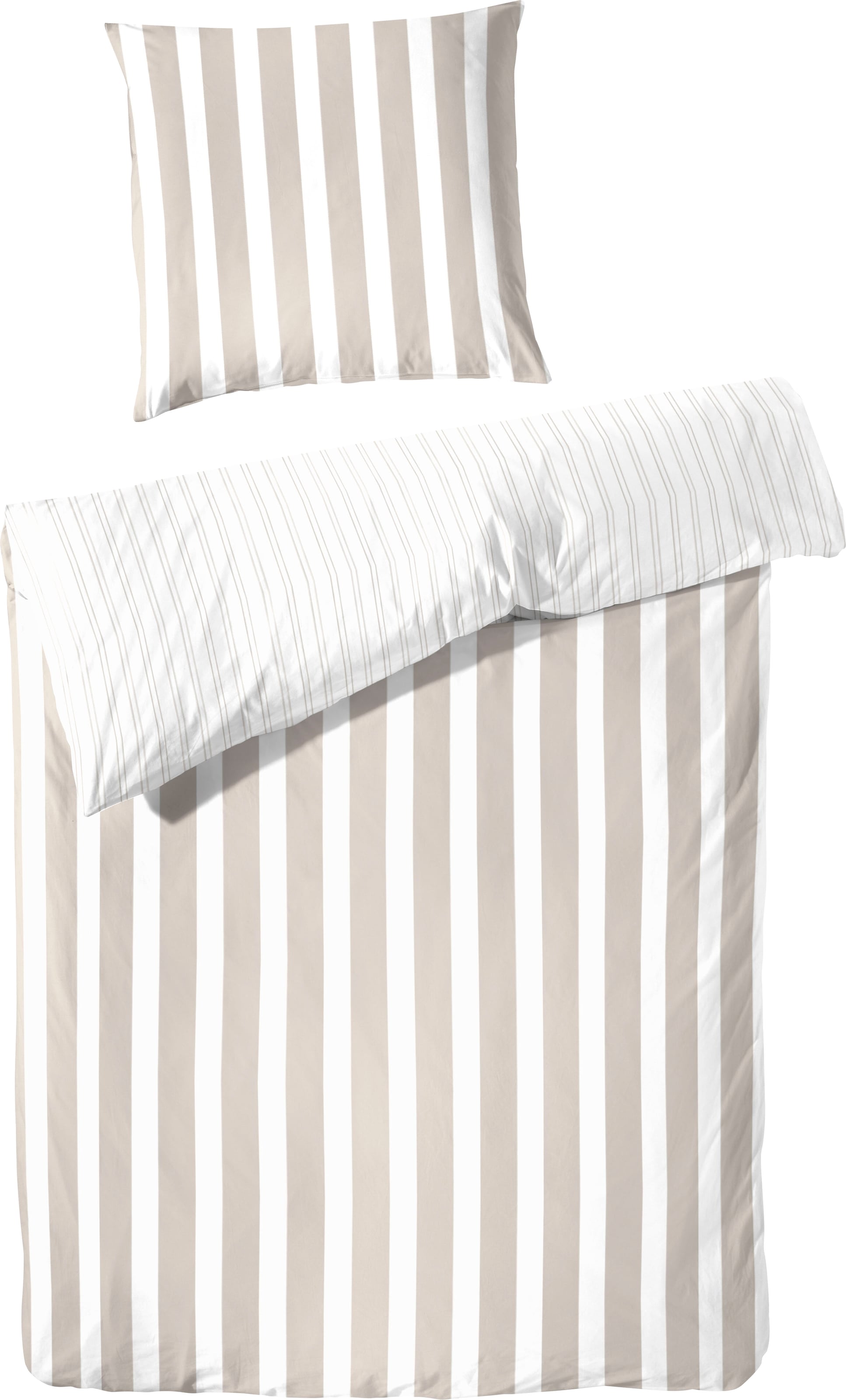 Primera Wendebettwäsche "Delf" 3 Stk. tlg. mit Streifen günstig online kaufen