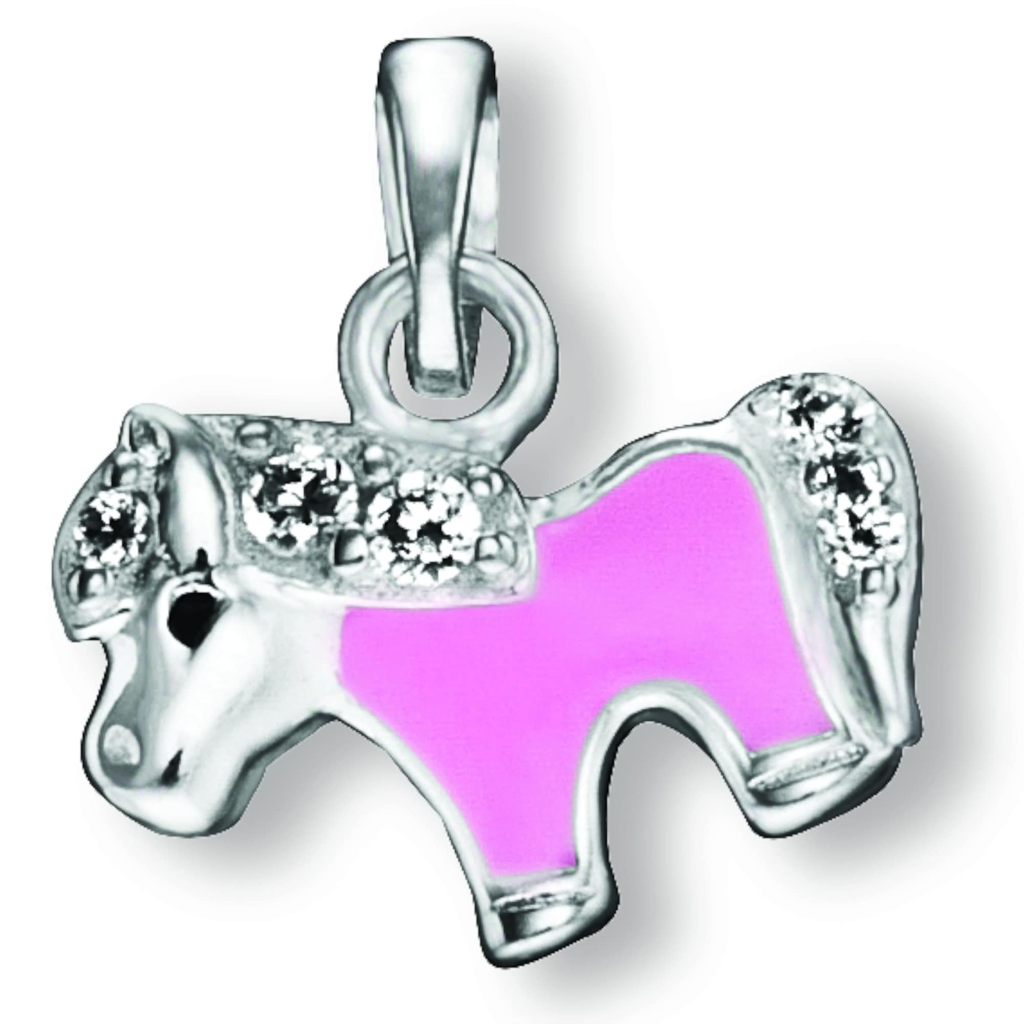ONE ELEMENT Zirkonia Pony Sterling Silver Pendant Silver