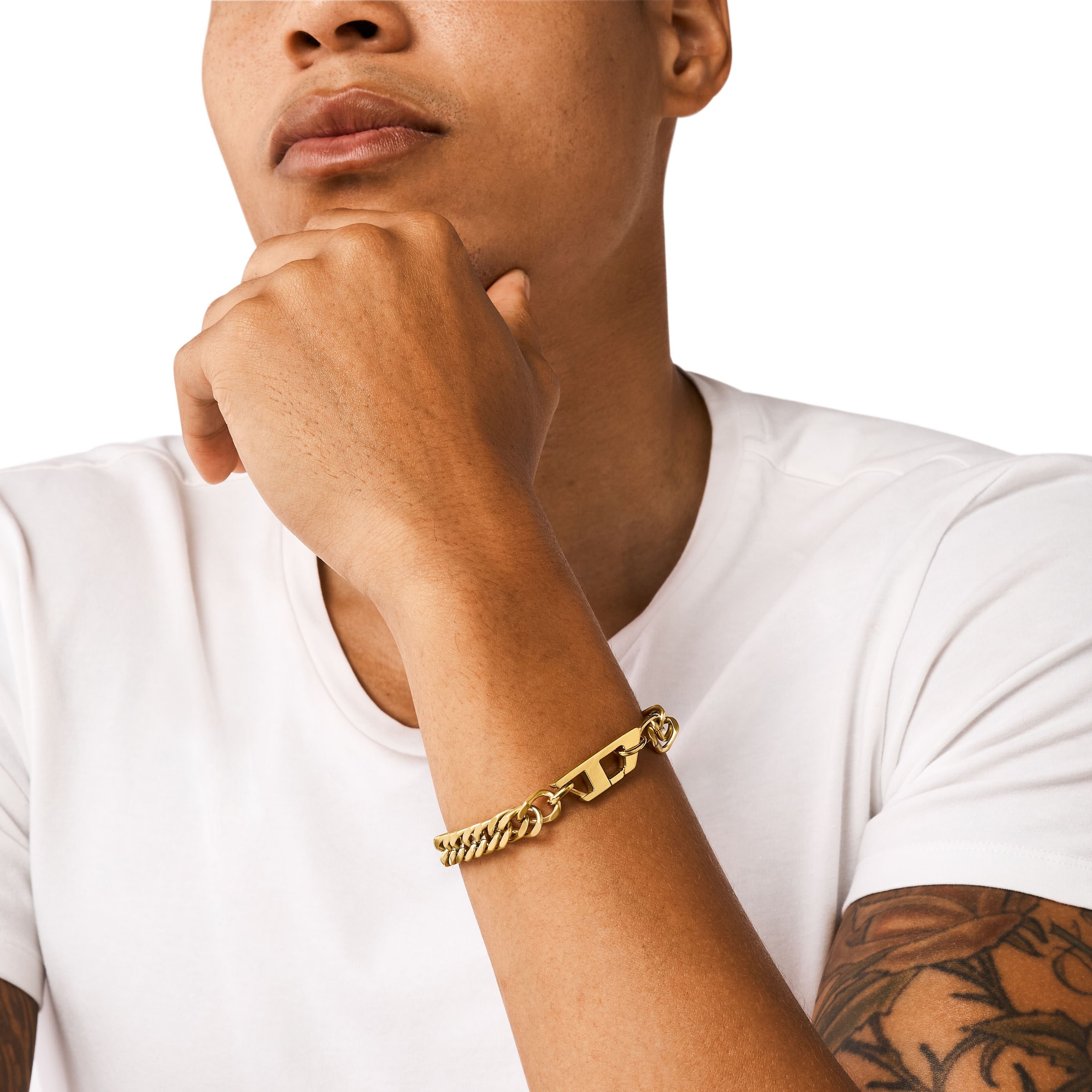 Diesel Armband »Schmuck Geschenk Edelstahl Armschmuck Armkette CHAIN, DX1511710«