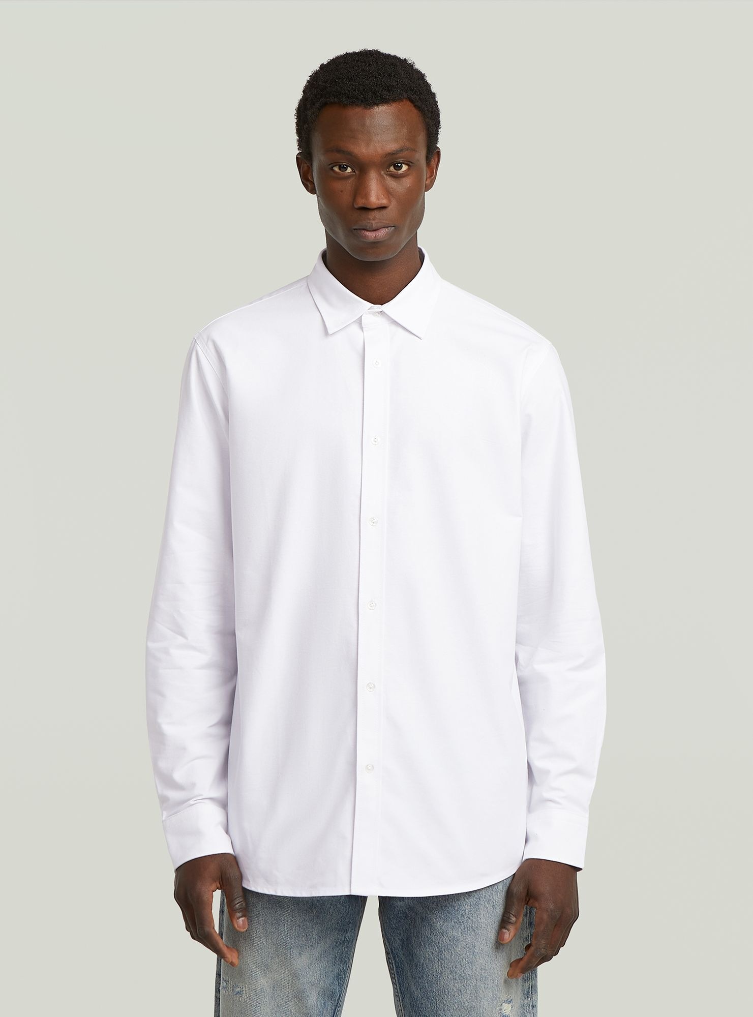 G-STAR Langarmshirt "Clean Regular Hemd"