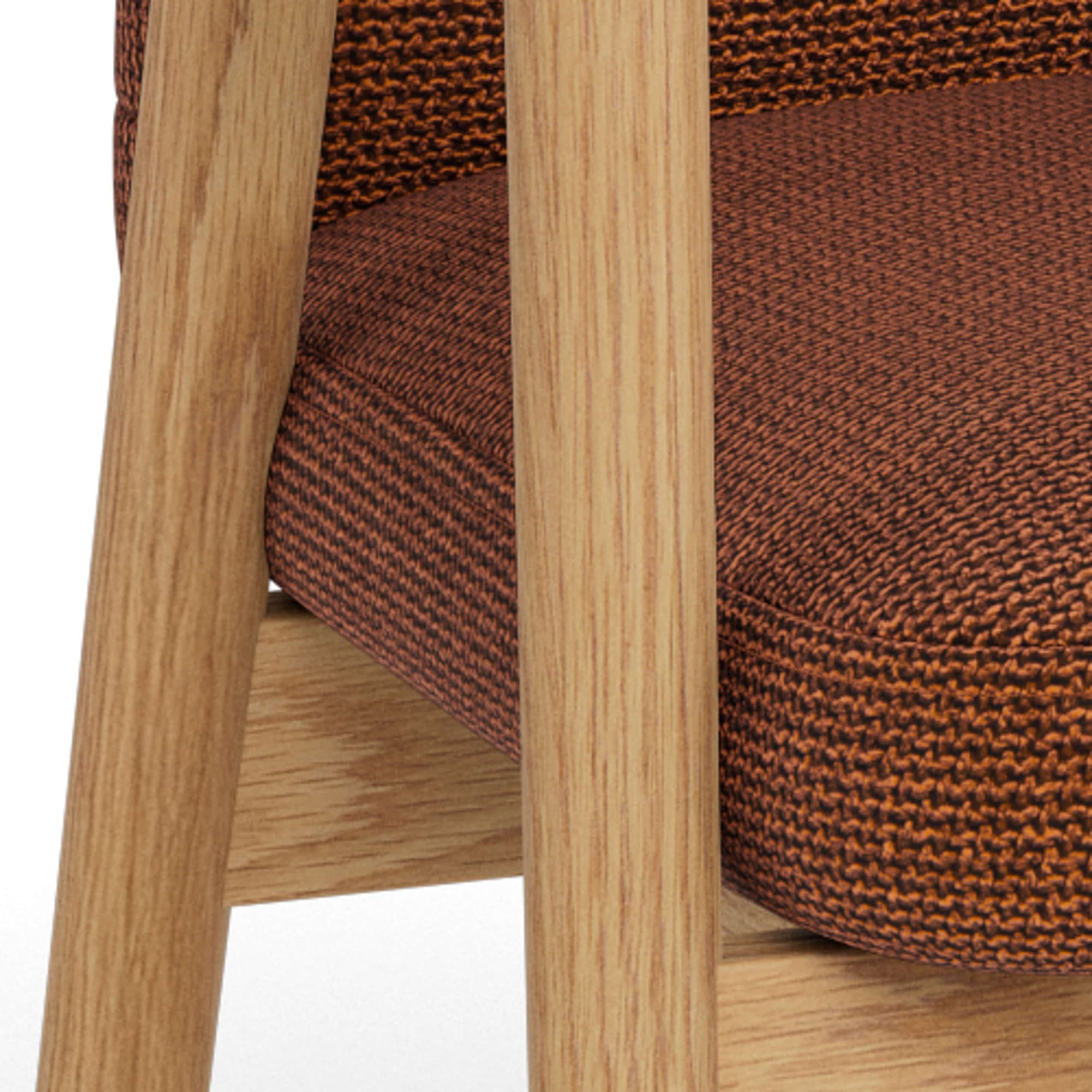 ACTONA GROUP Esszimmerstuhl »Polsterstuhl« () 2 Stk.Stuhl mit Armlehnen, terracotta, Verpackungseinheit 2