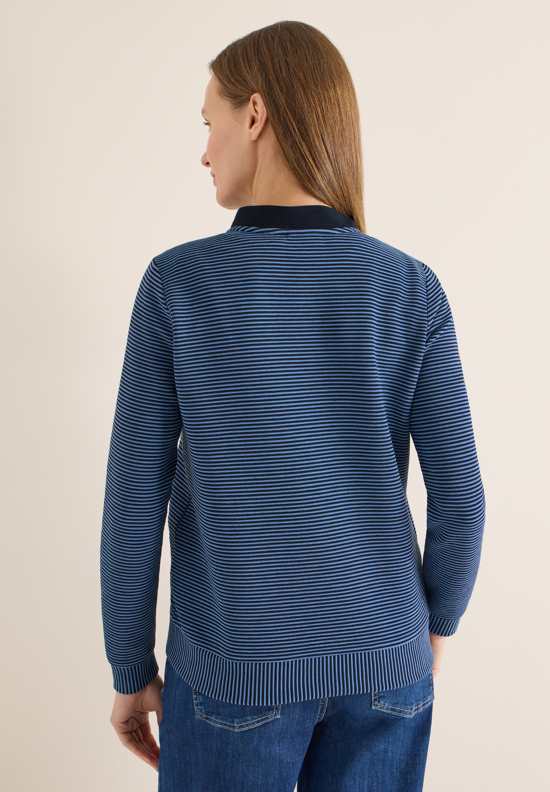 Cecil Cardigan mit Ottoman-Struktur