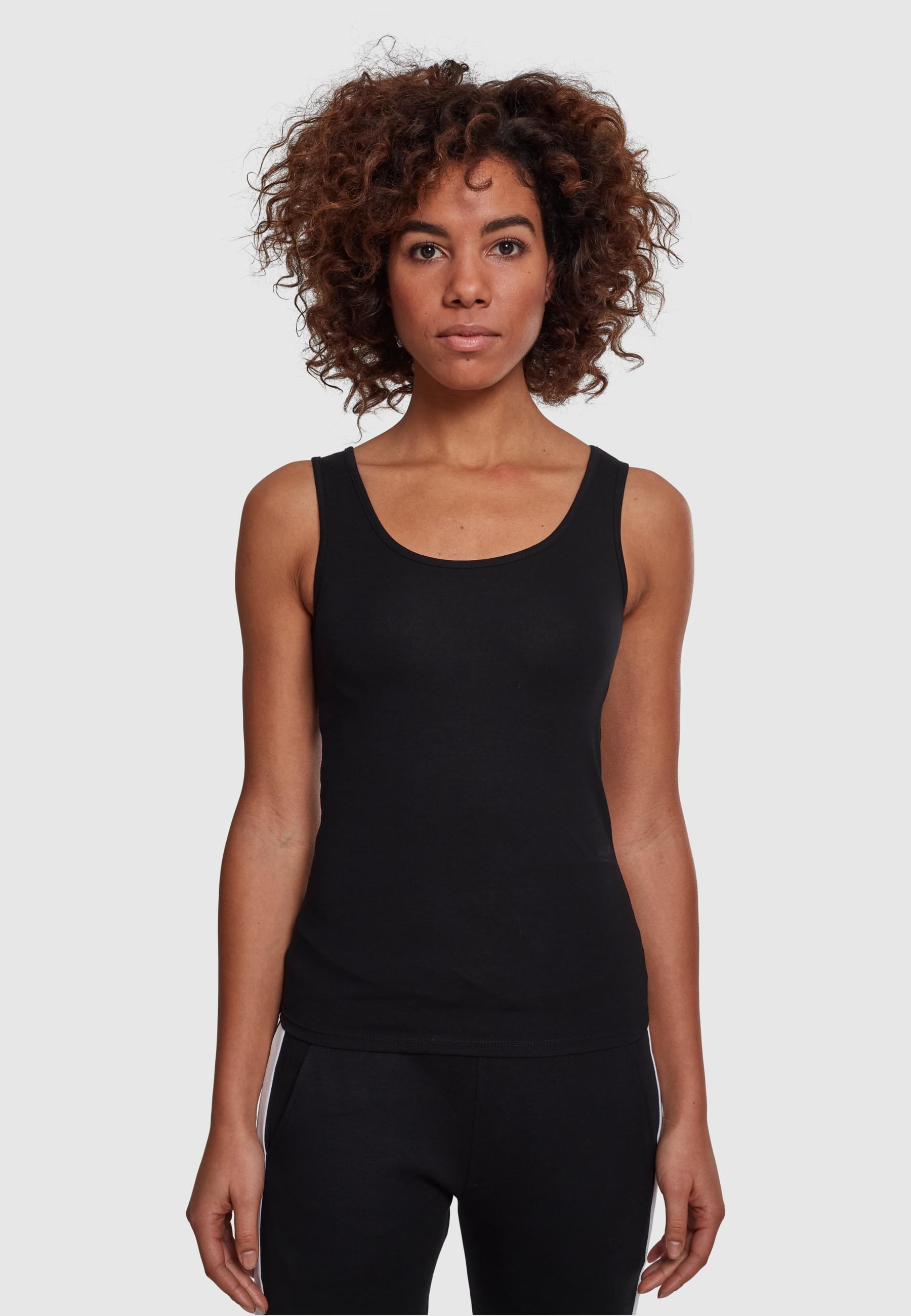 URBAN CLASSICS Muskelshirt »Urban Classics Damen Ladies 2-Pack Basic Stretch Top«, (1 tlg.)
