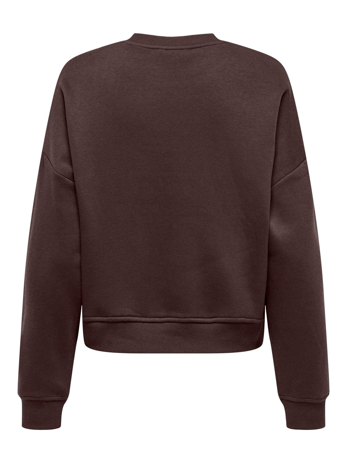 ONLY Sweatshirt »ONLSWEAT L/S CREW OVERSIZE SWT«, Baumwollmischung, loose fit, Rundhals
