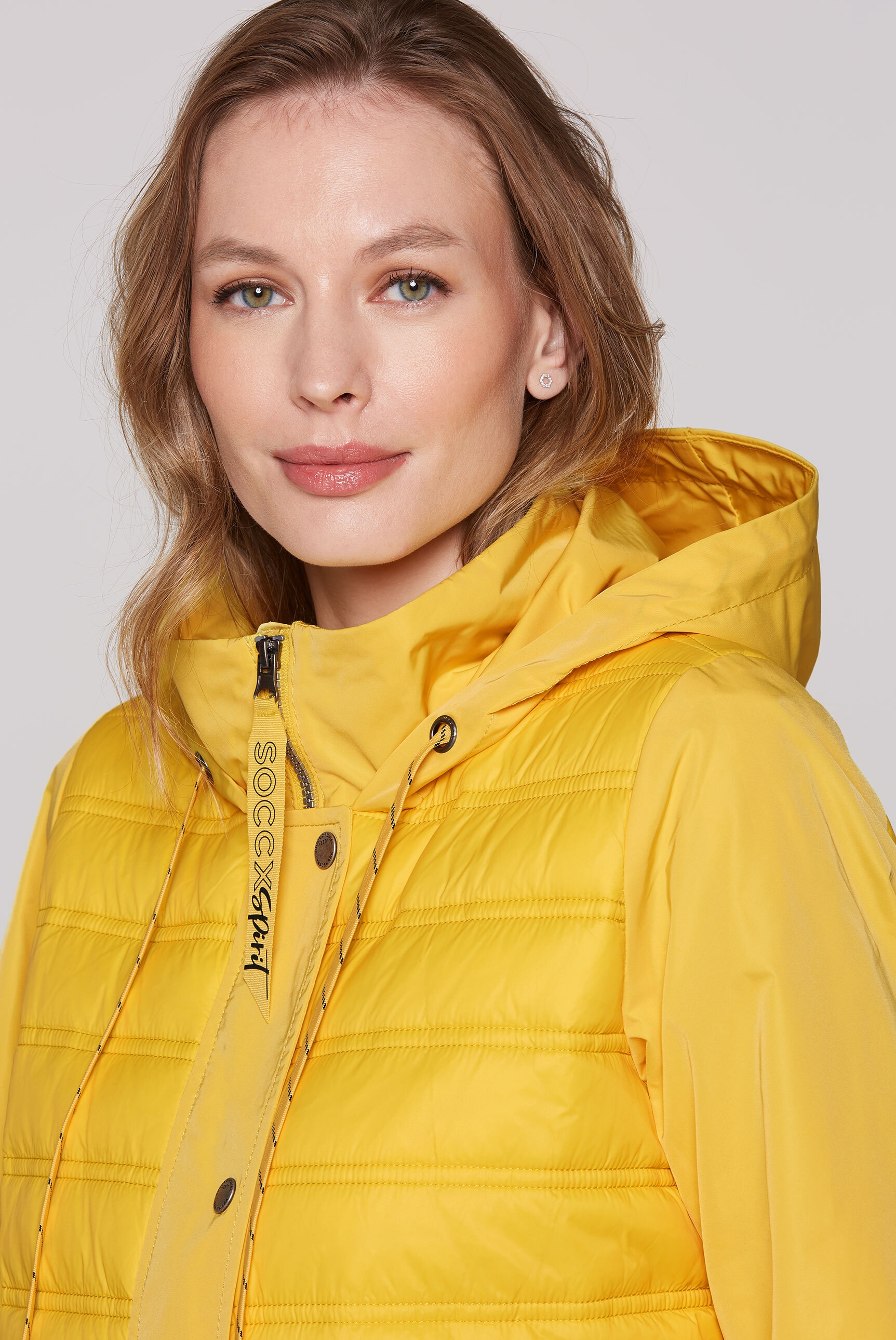 SOCCX Windbreaker mit Kapuze mit Elastikbündchen