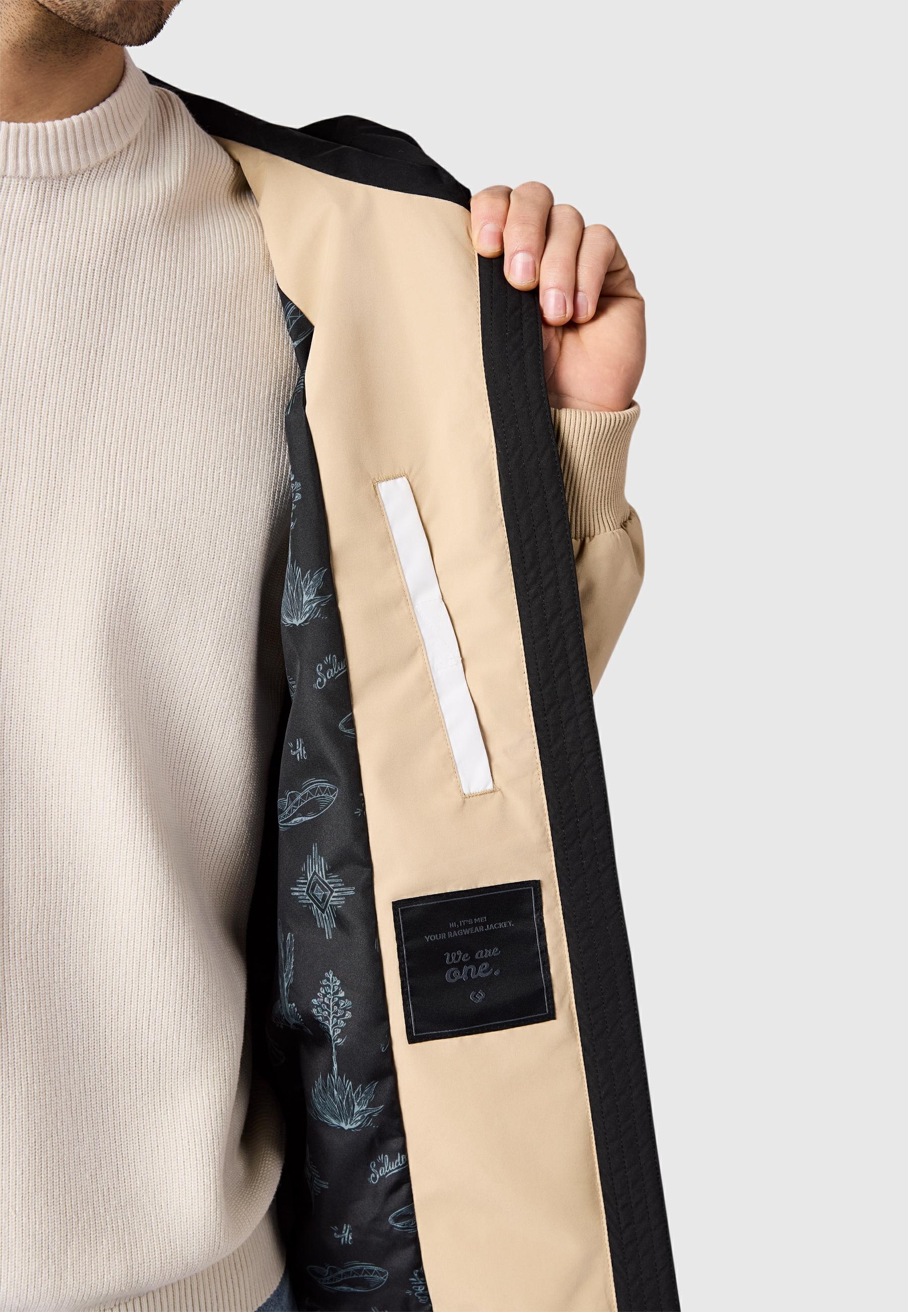 Ragwear Outdoorjacke »Renad« mit Kapuze Ultraleichte wasserdichte Herren Übergangsjacke mit Kapuze