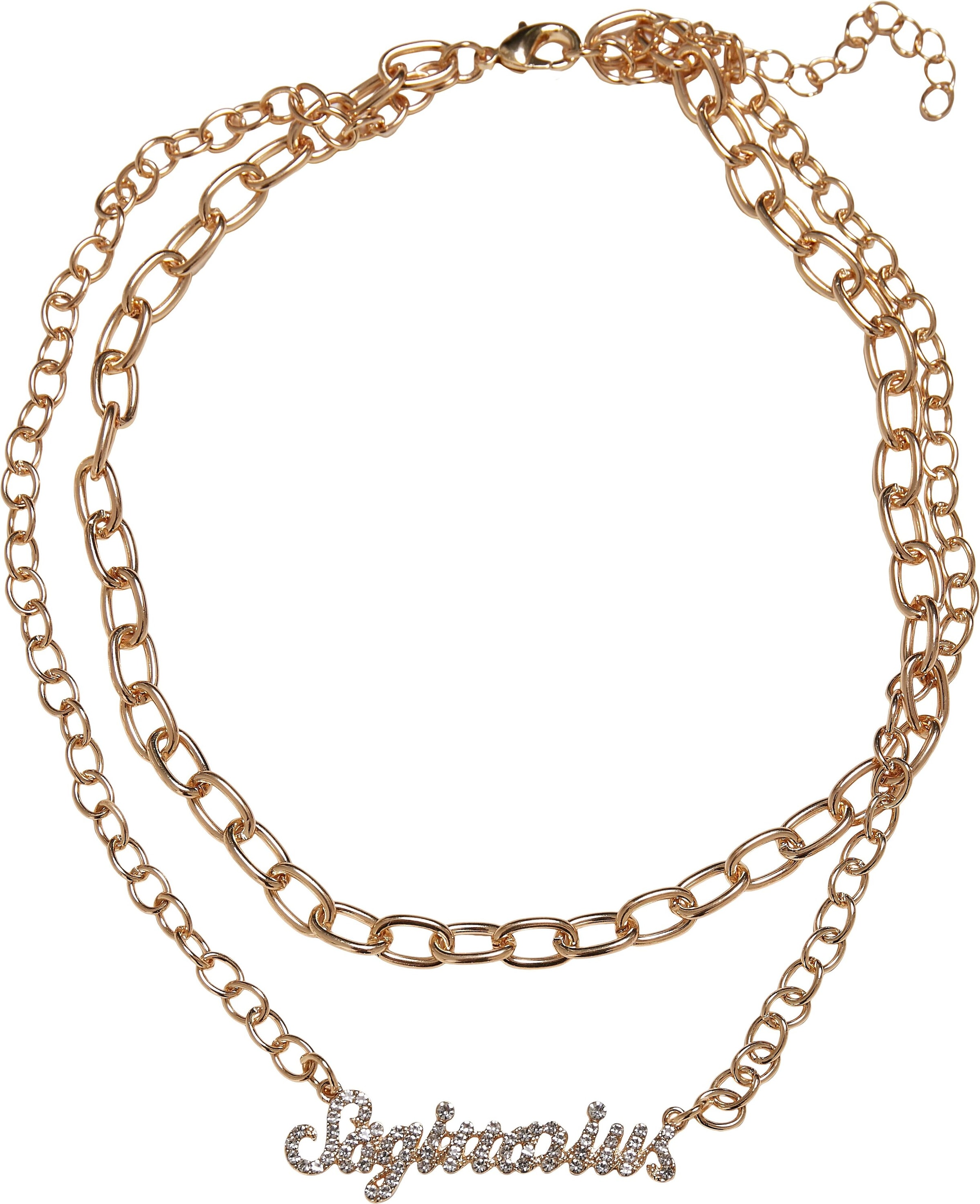 URBAN CLASSICS Edelstahlkette Diamond online Necklace« Zodiac BAUR | bestellen »Accessoires Golden