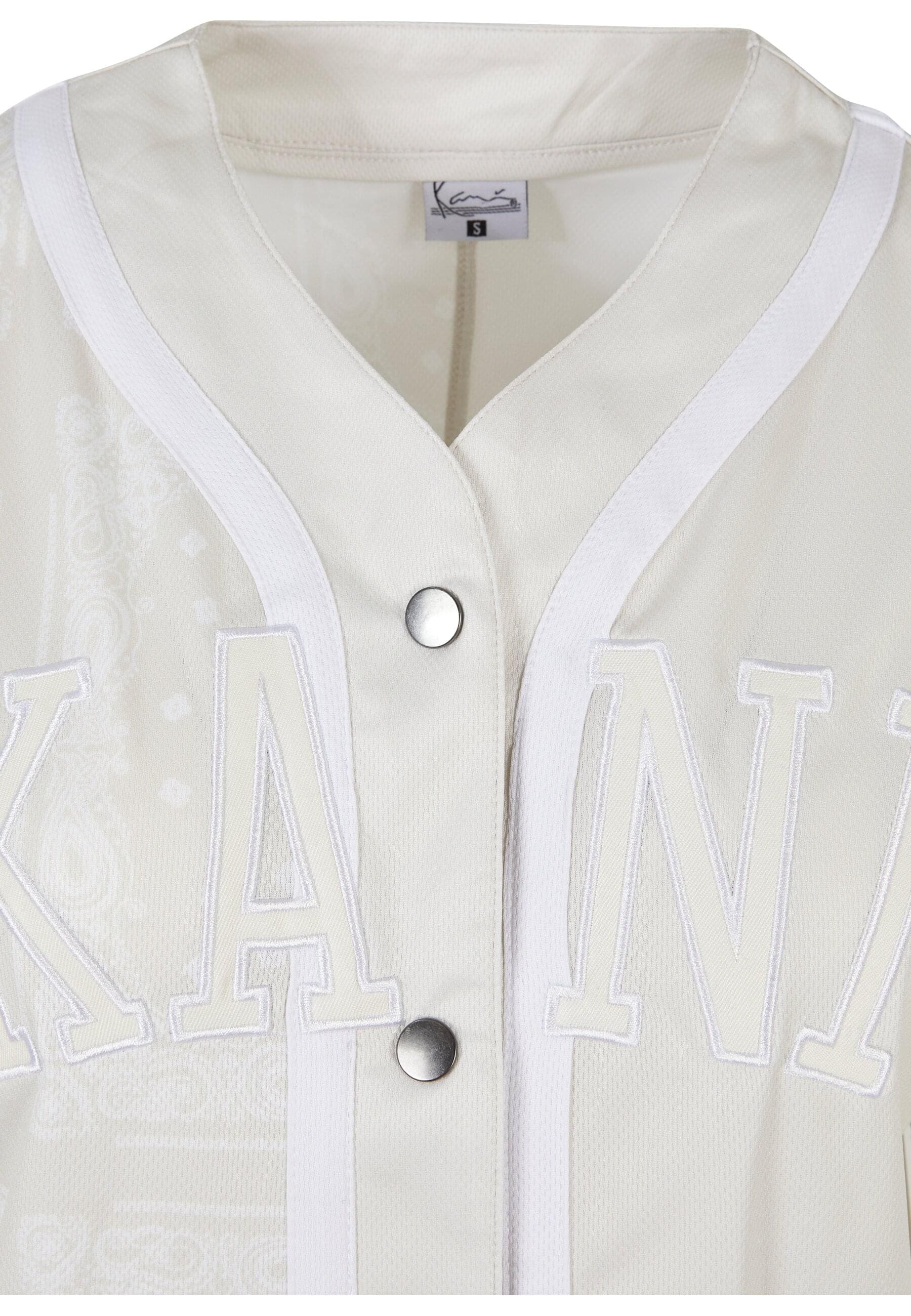 Karl Kani Langarmhemd »Karl Kani Damen KW223-056-2 College Paisley Block Baseball Shirt«, (1 tlg.)