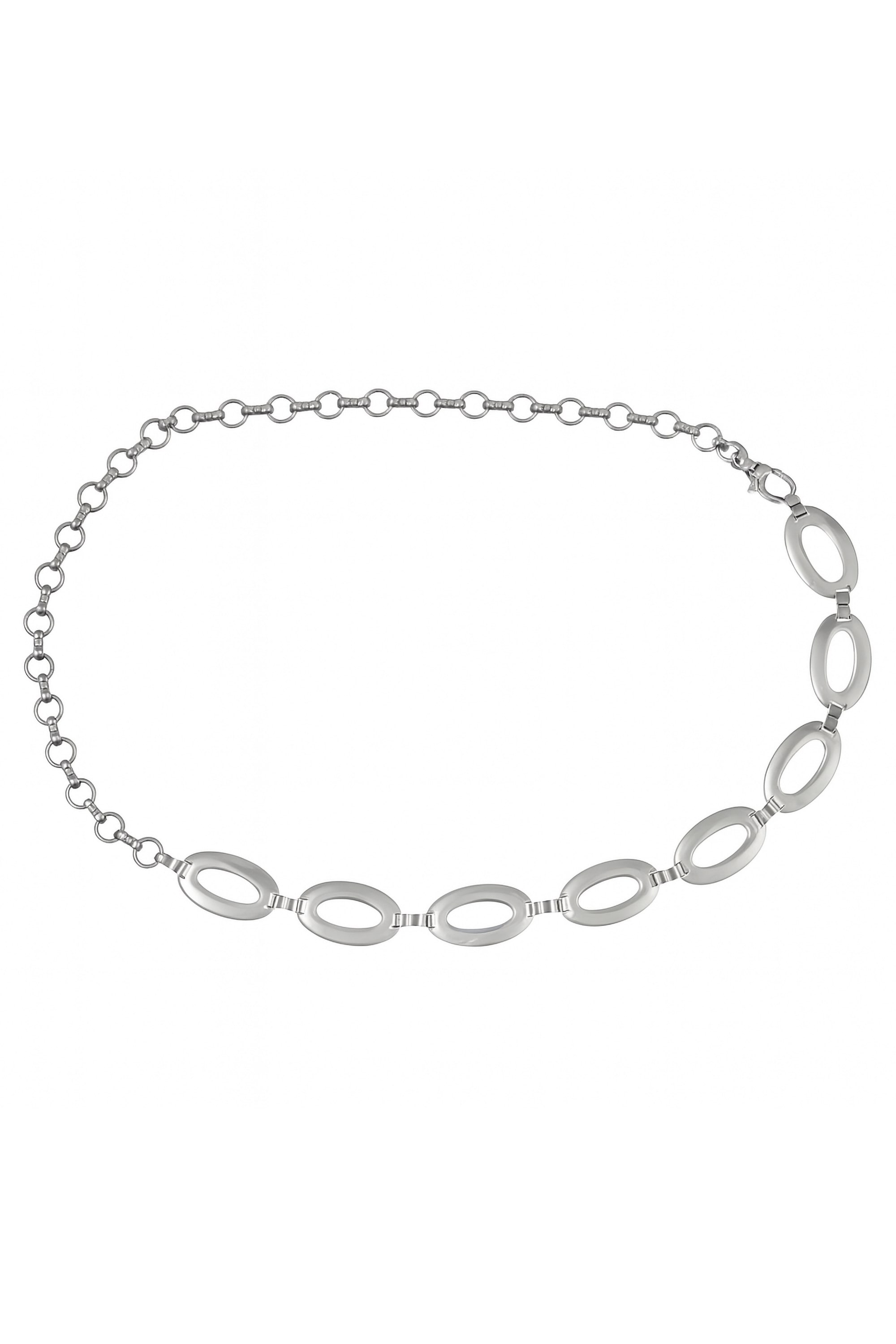 COLLEZIONE ALESSANDRO "Ovaly" Kettengürtel in silber