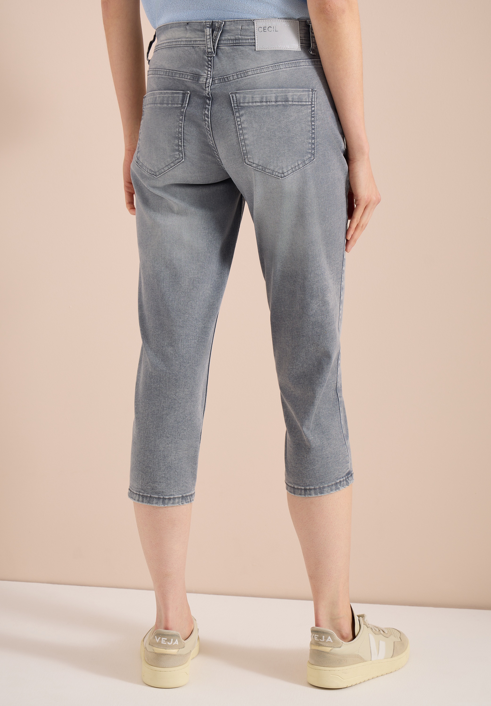 Cecil Comfort-fit-Jeans in 3/4-Länge
