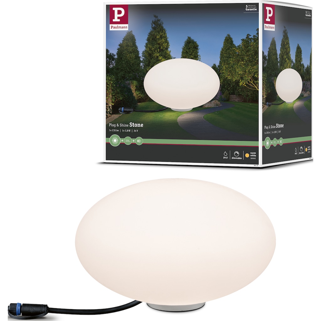 Paulmann LED Kugelleuchte »Plug & Shine«, 1 flammig-flammig