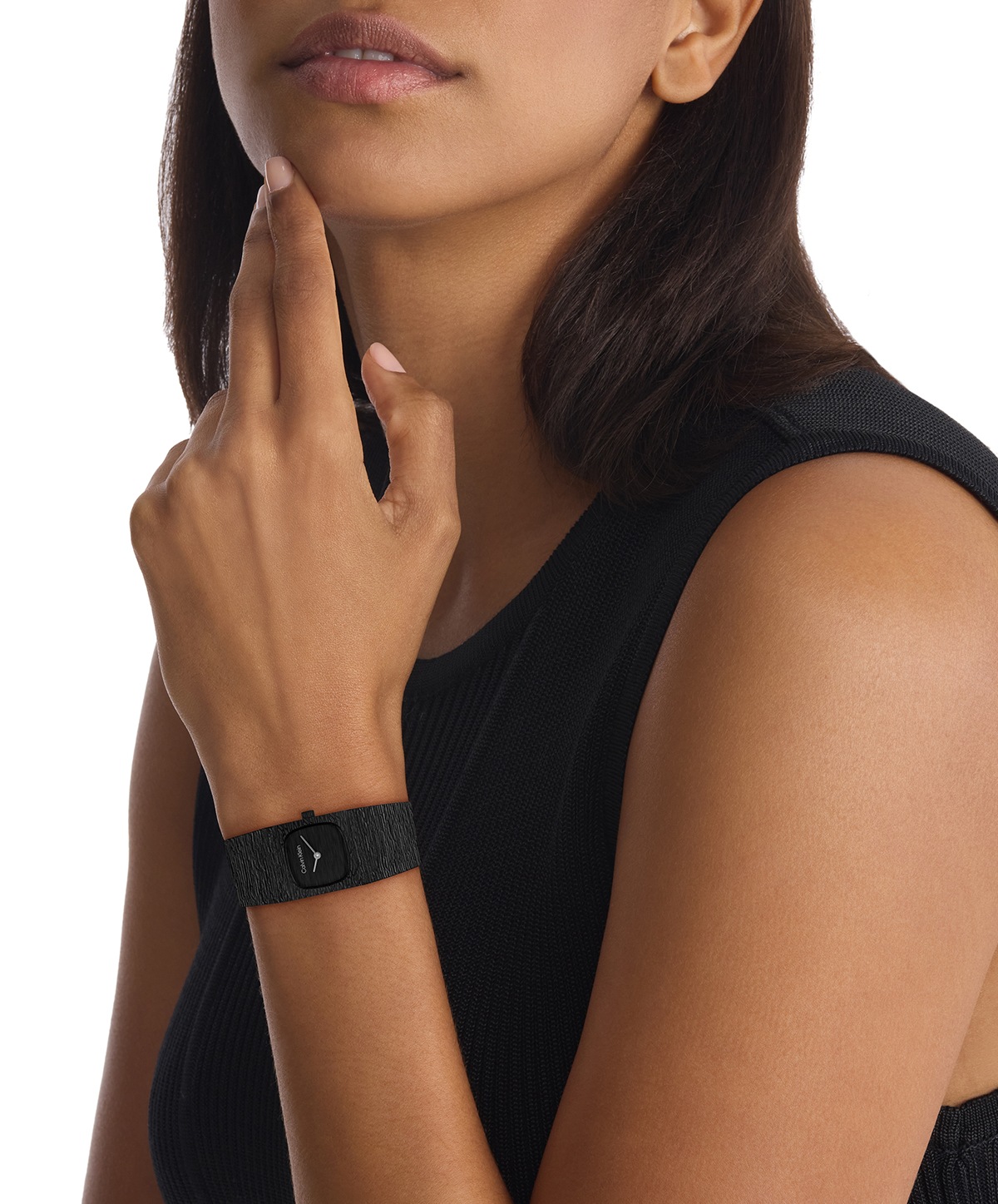 Calvin Klein Quarzuhr »SOPHISTICATED SQUARE« Armbanduhr, Damenuhr, Edelstahlarmband, analog
