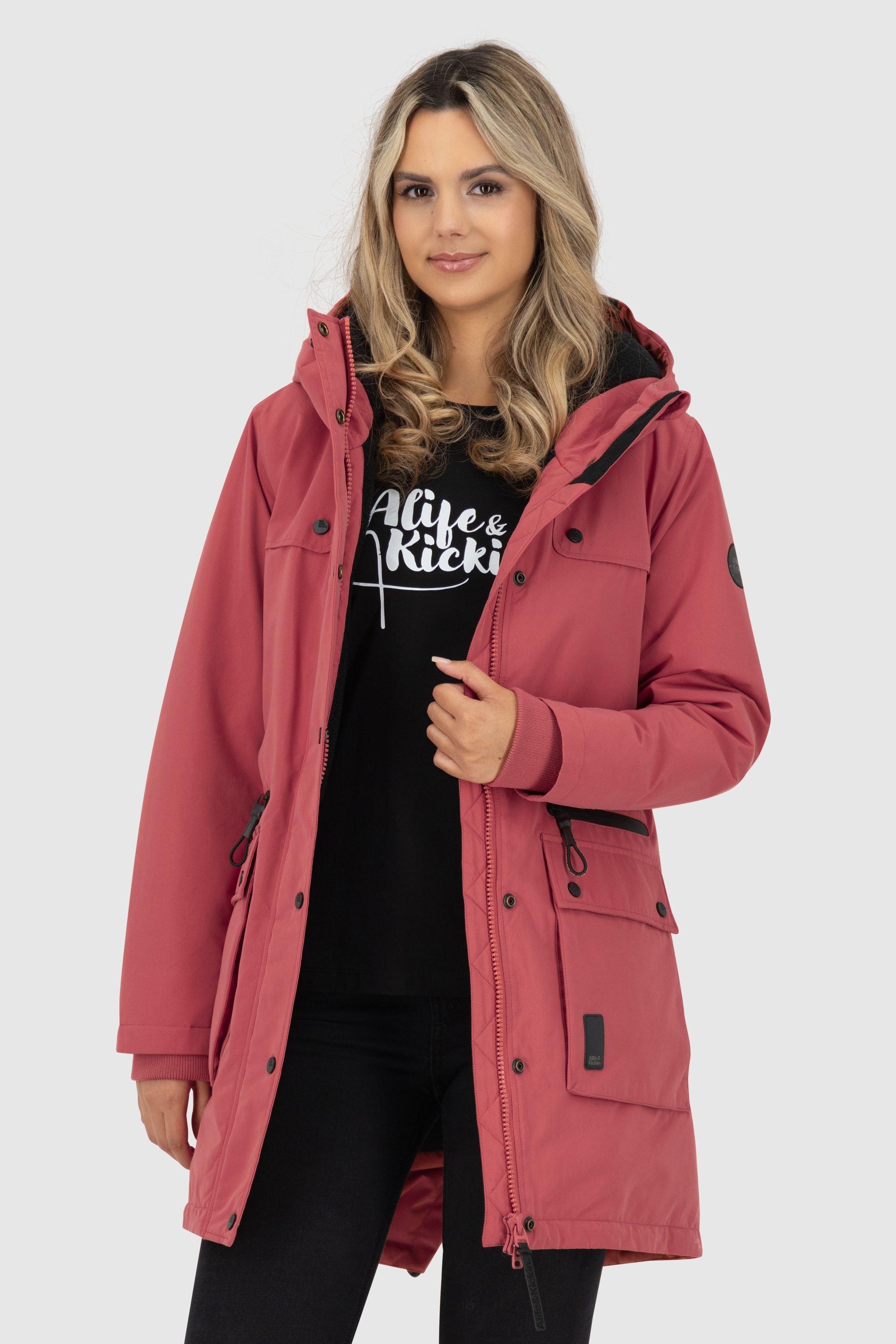 Alife & Kickin Winterjacke "Damen CharlottAK A" günstig online kaufen