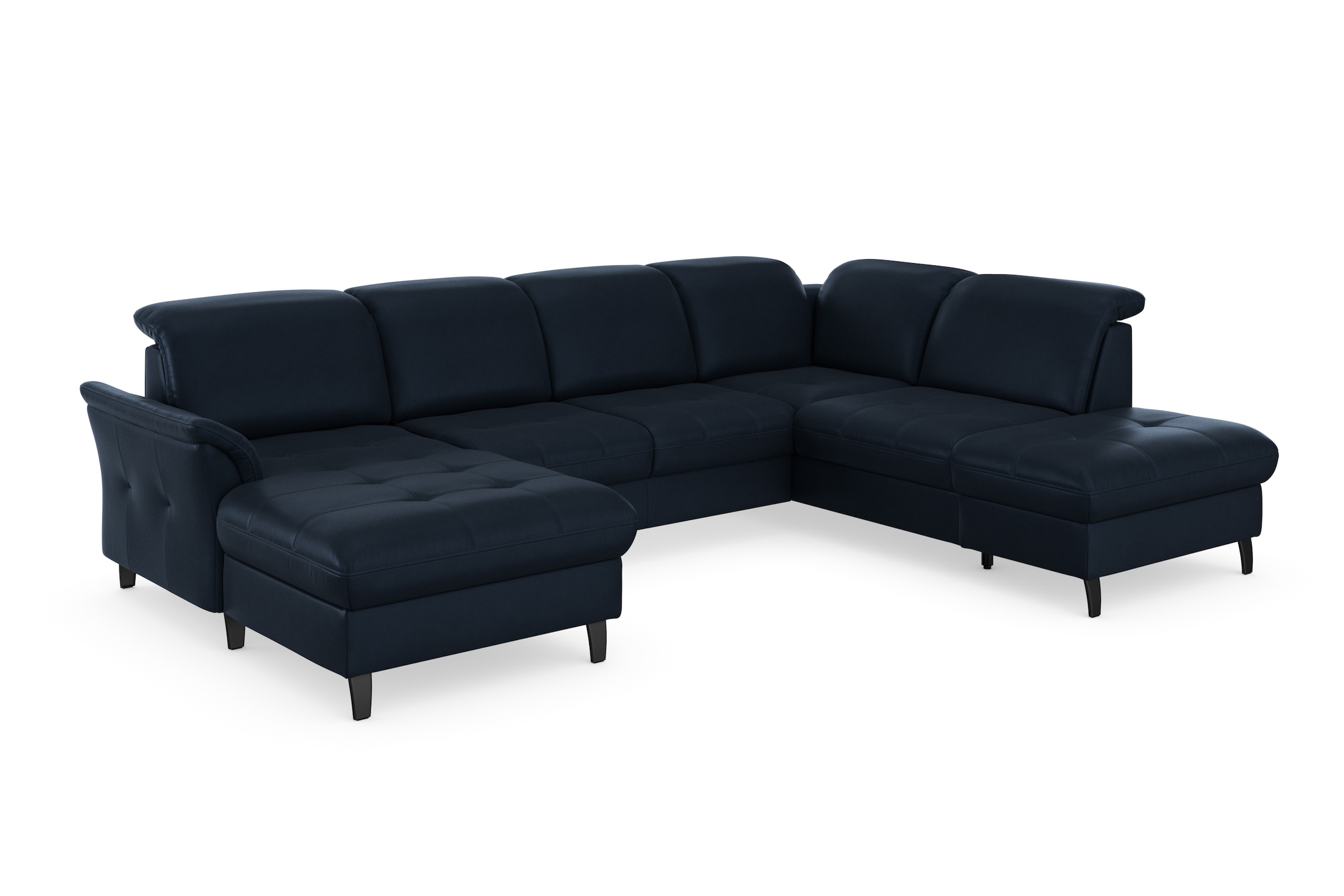 sit&more Wohnlandschaft »Maggiore U-Form«, wahlweise mit Kopfteilverstellung, Bettfunktion und Stauraum