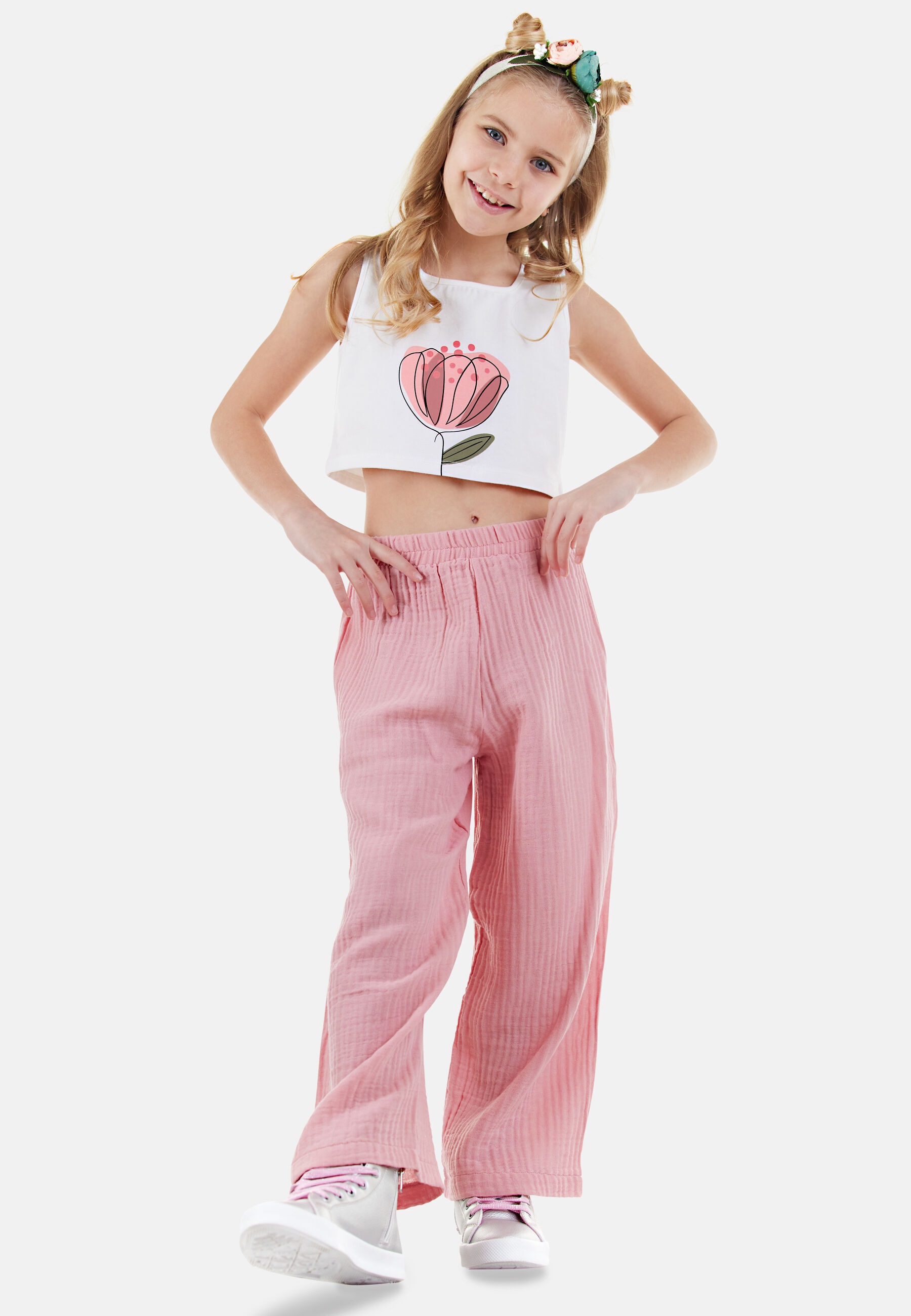 Denokids Laisvalaikio kostiumas »Flowers« (2 tl...