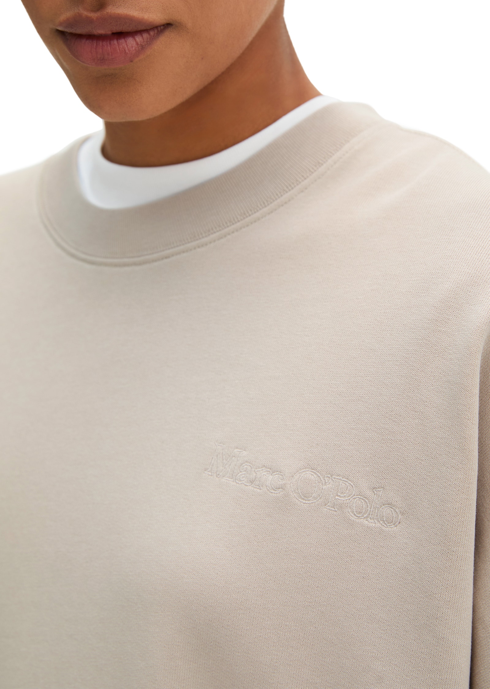 Marc O'Polo Sweatshirt »mit recycelter Baumwolle«
