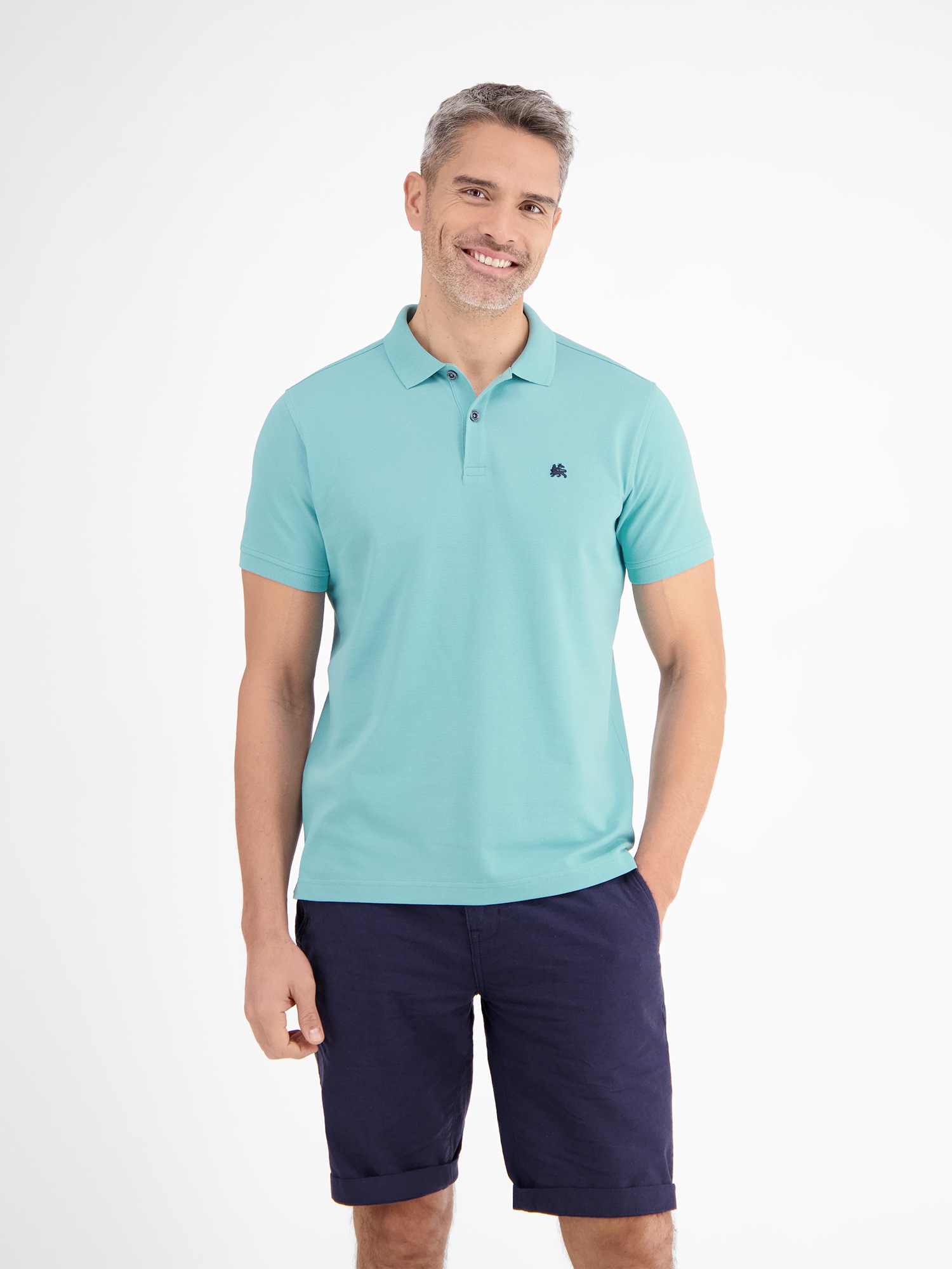 LERROS Poloshirt "Herren Poloshirt, unifarben" günstig online kaufen