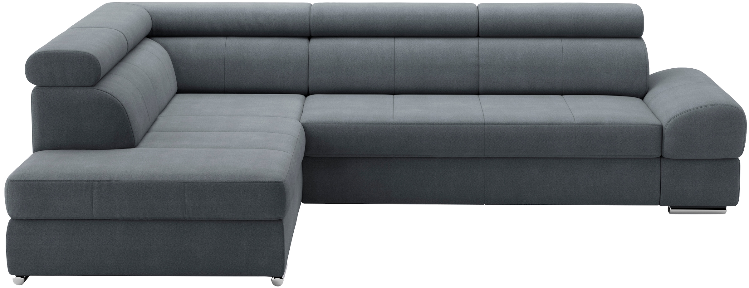 sit&more Ecksofa »Broadway L-Form«, mit verstellbaren Kopfteilen, wahlweise mit Bettfunktion