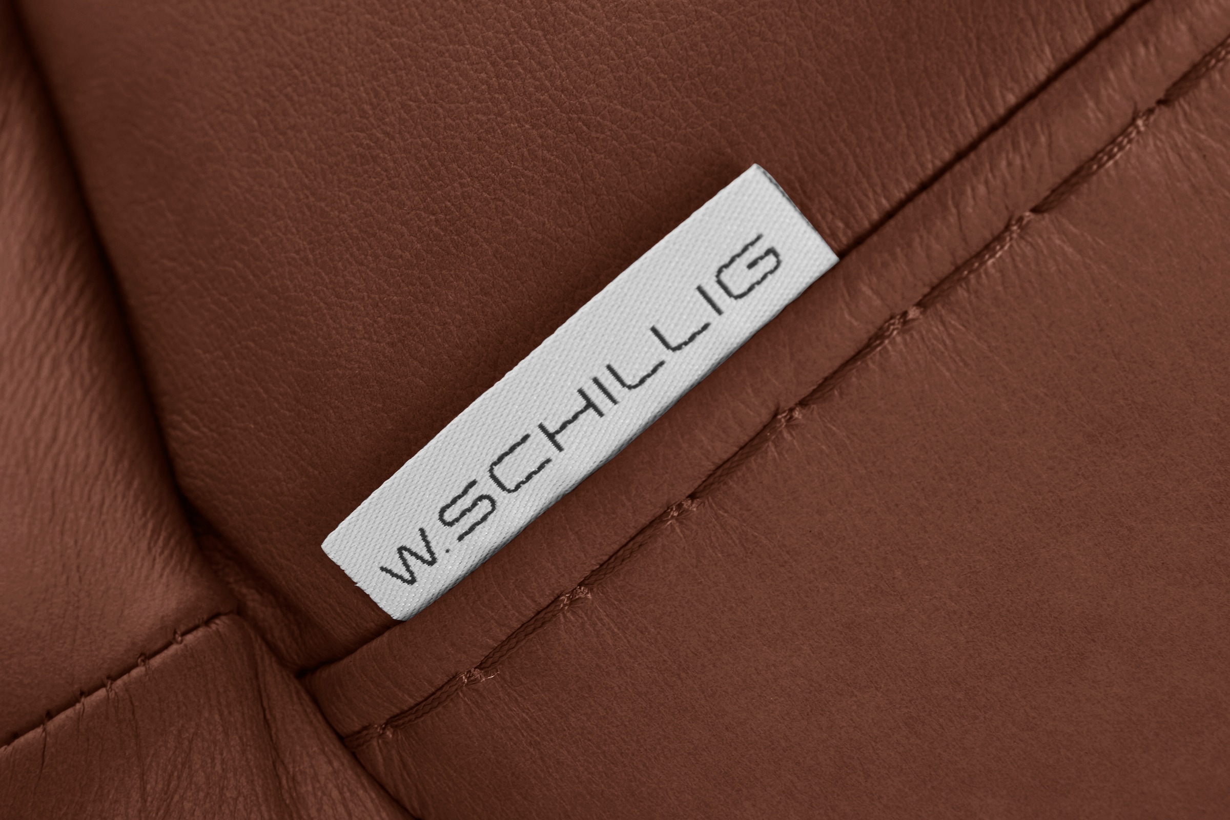 W.SCHILLIG 2,5-Sitzer »montanaa«, mit Metallfüßen in Chrom glänzend, Breite 212 cm