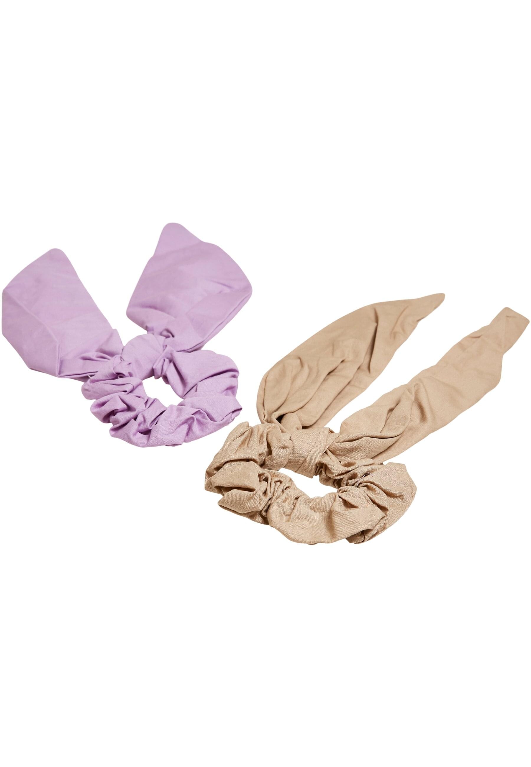 URBAN CLASSICS Schmuckset »Urban Classics Unisex Scrunchies With XXL Bow 2-Pack«, (1 tlg.)