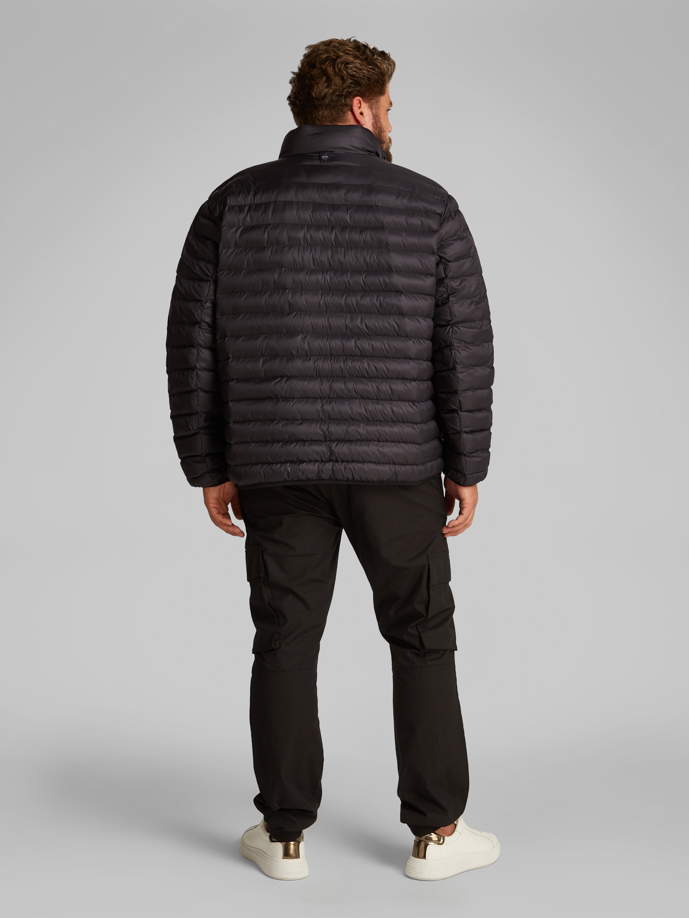 Calvin Klein Big&Tall Steppjacke »BT_LW QUILT JACKET«, in Großen Größen mit Logopatch