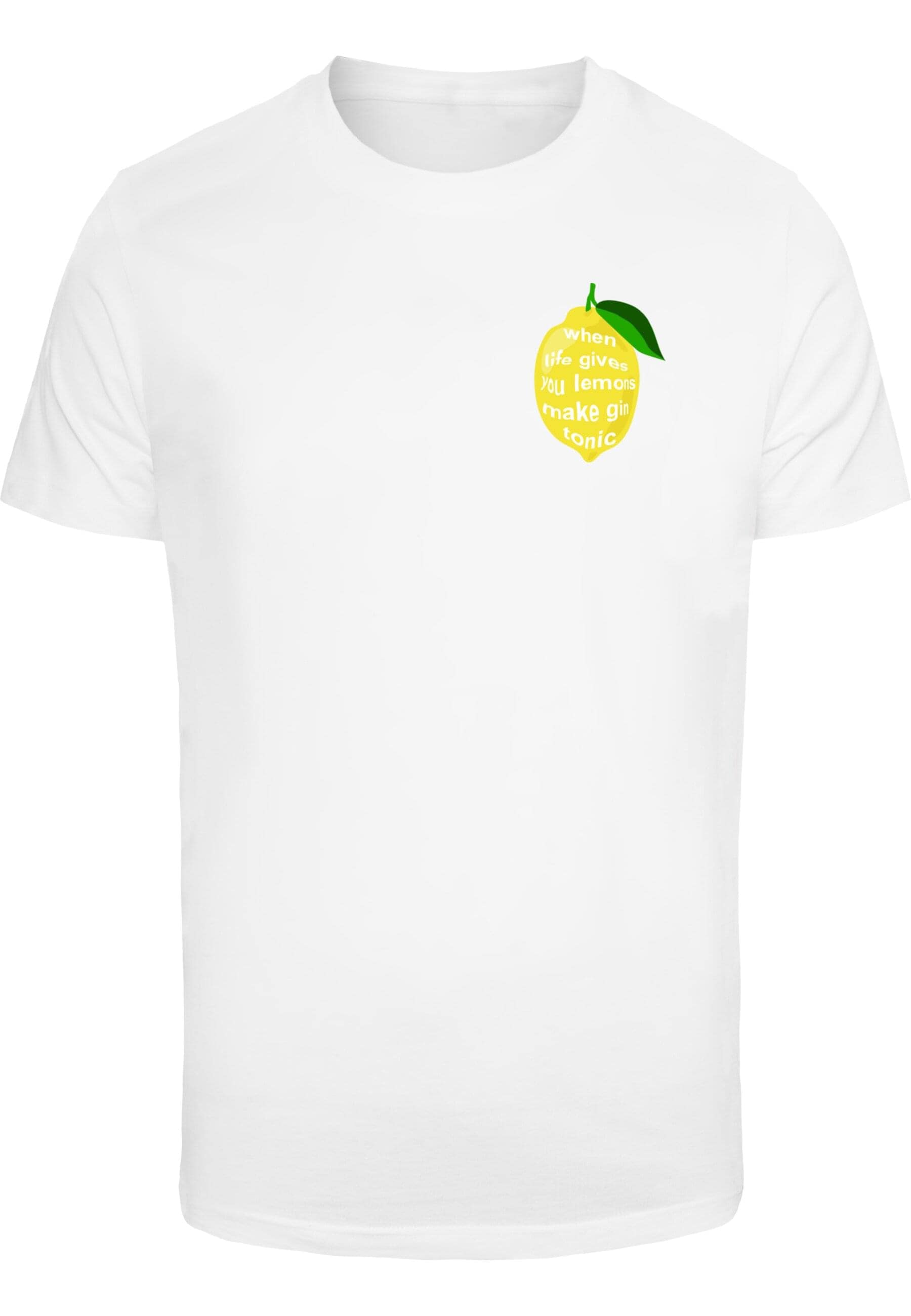MisterTee T-Shirt "MisterTee Herren Life Gives Lemons Tee" 1 Stk. tlg. günstig online kaufen