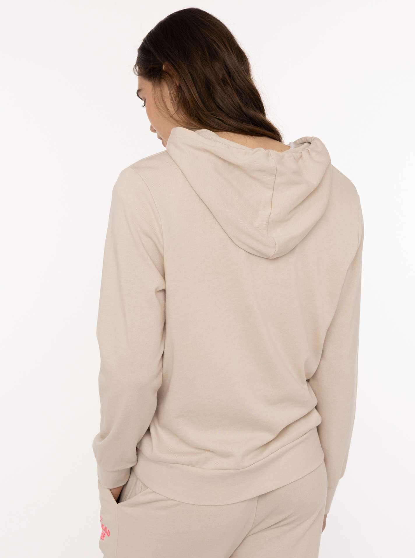 Zwillingsherz Kapuzensweatjacke ""Feel Good Club"" Kapuze, zum Binden, Tasc günstig online kaufen