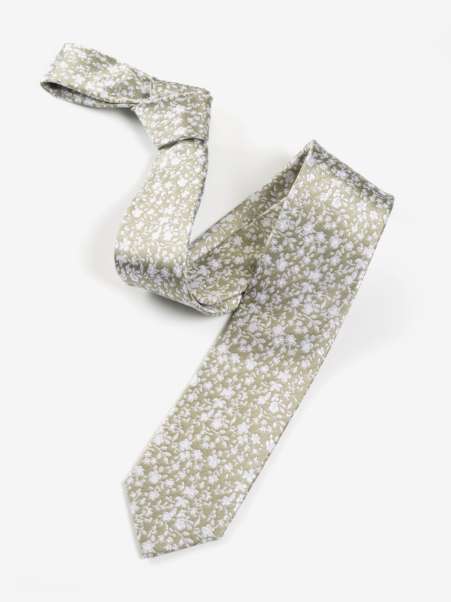 MONTI Krawatte 1 Stk. aus reiner Seide, mit Blumenmuster, 6,5 cm breit günstig online kaufen