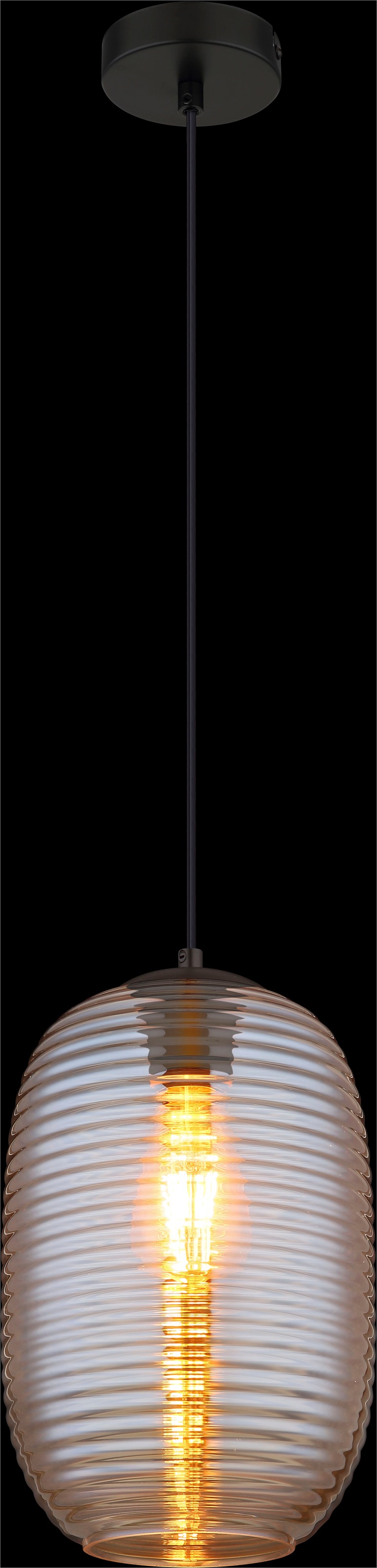 GLOBO LIGHTING Hängeleuchte »JEFREY« E27 1 Stk. Hängelampe Esszimmer-Leuchte Esstischleuchte Wohnzimmer