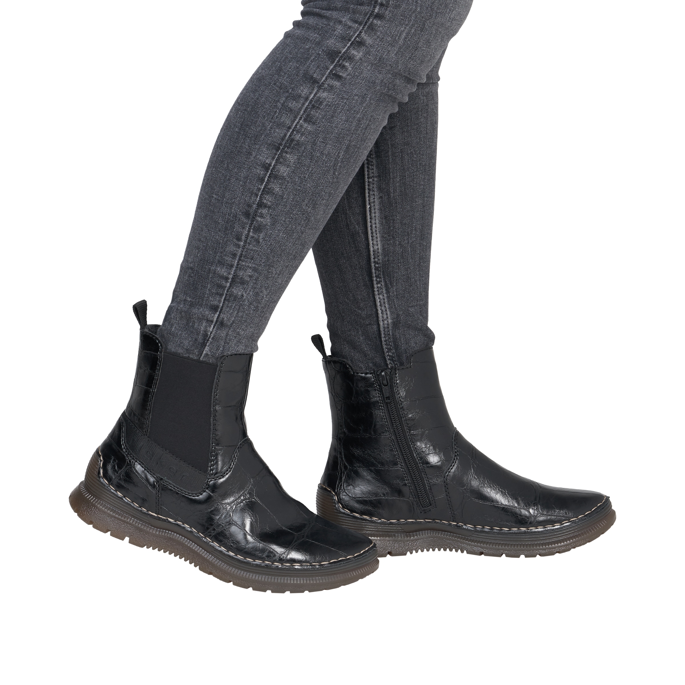 Rieker Chelseaboots  Herbstboots, Casual-Stiefelette in Used-Optik
