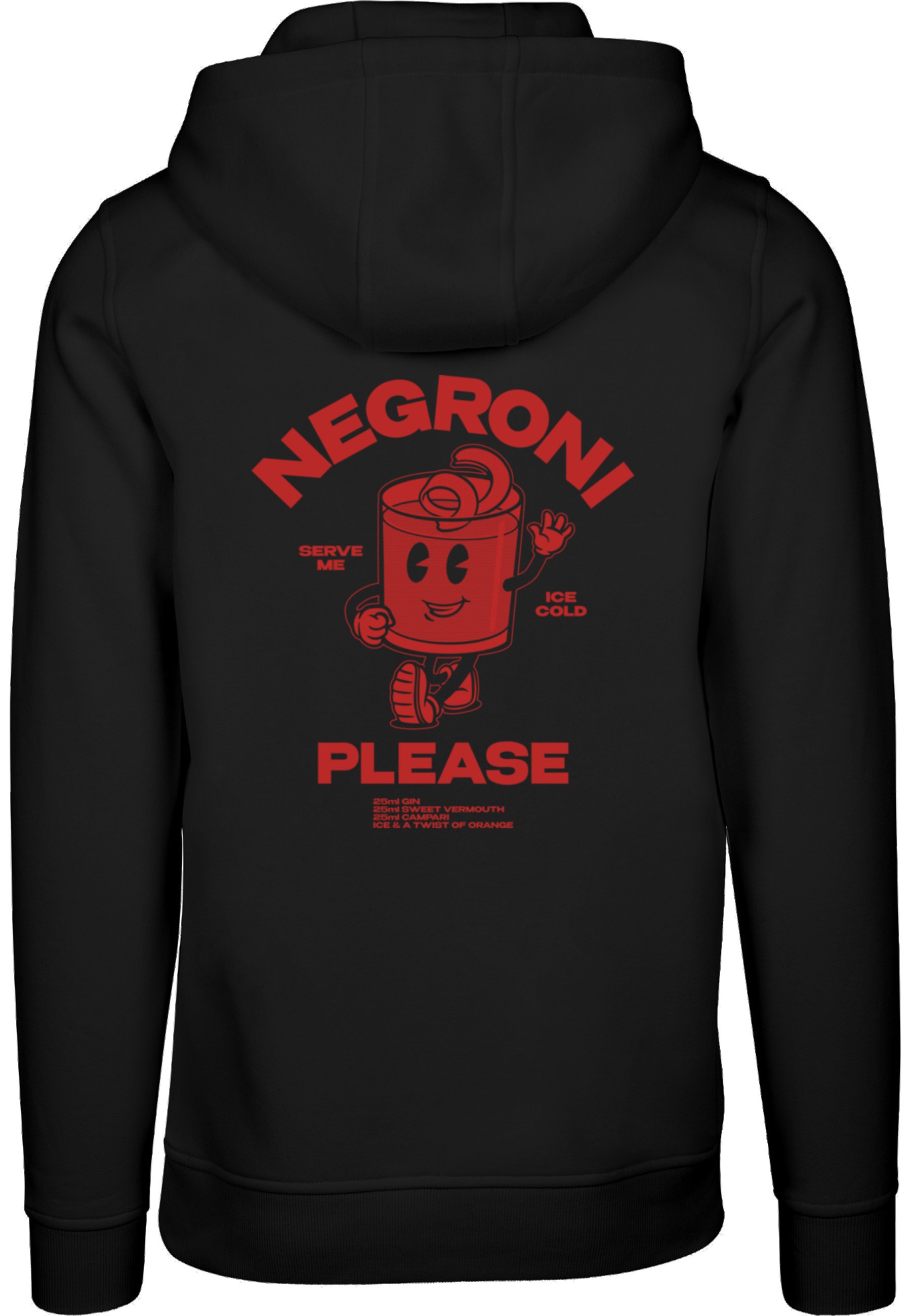 MisterTee Kapuzenpullover "MisterTee Negroni Please Hoody" 1 Stk. günstig online kaufen