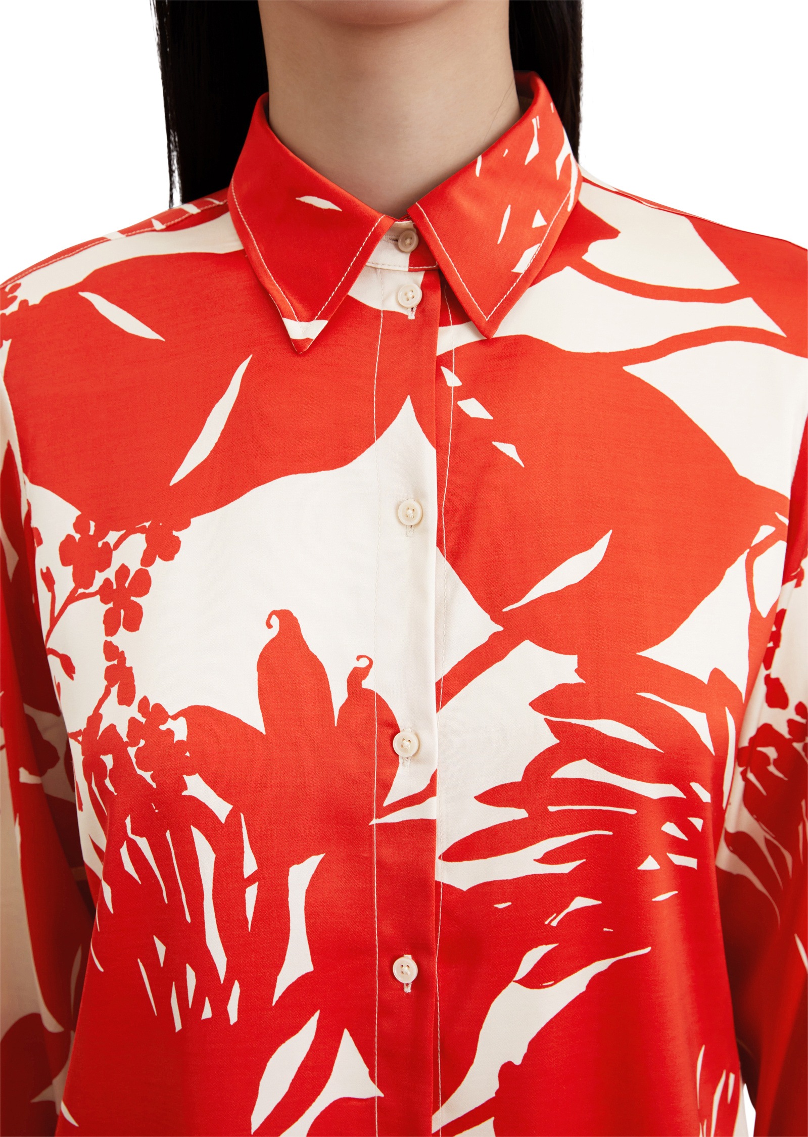 Marc O'Polo Langarmbluse »aus Viskose-Stretch«