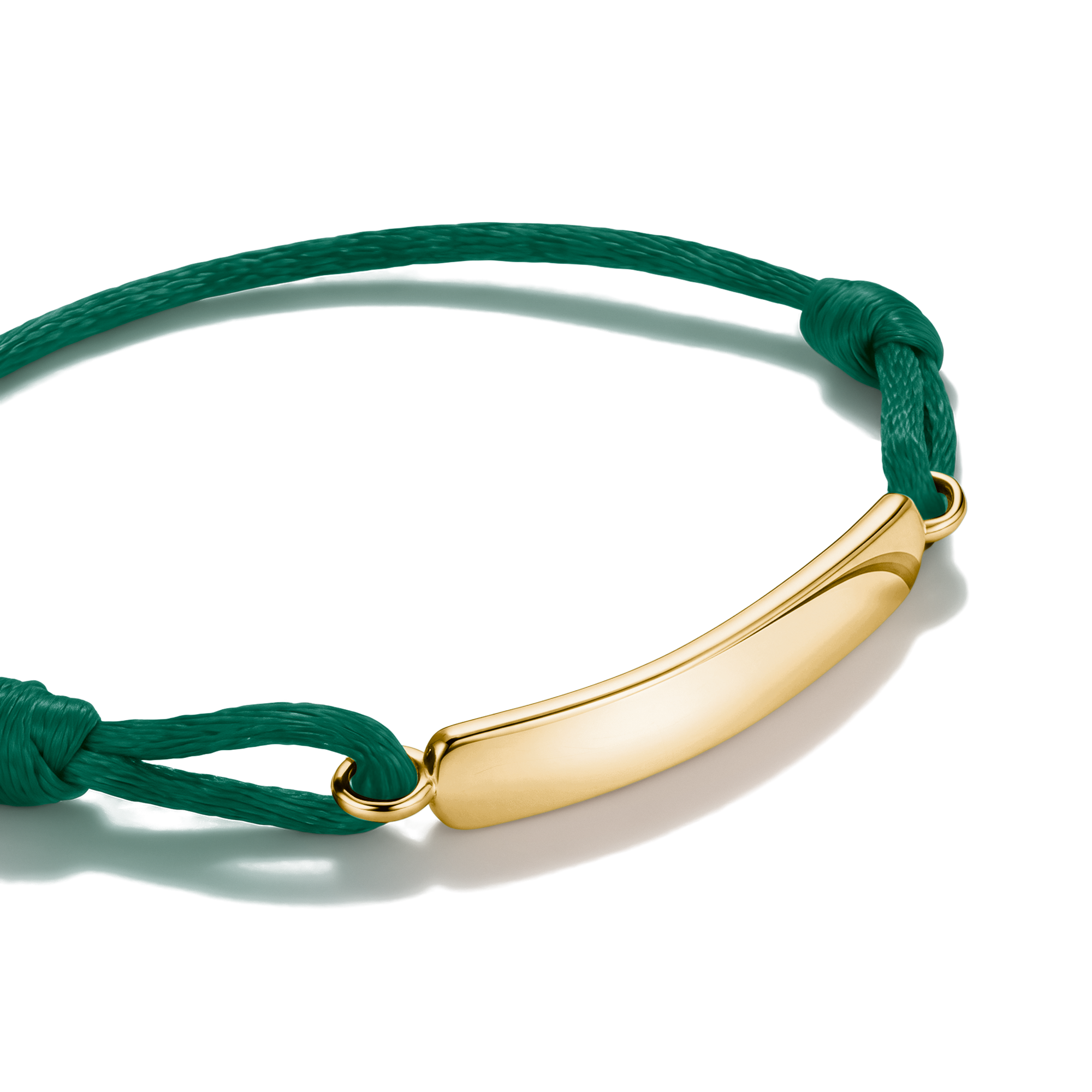 THOMAS SABO Armband »Together Textilarmband gelbgoldfarben«