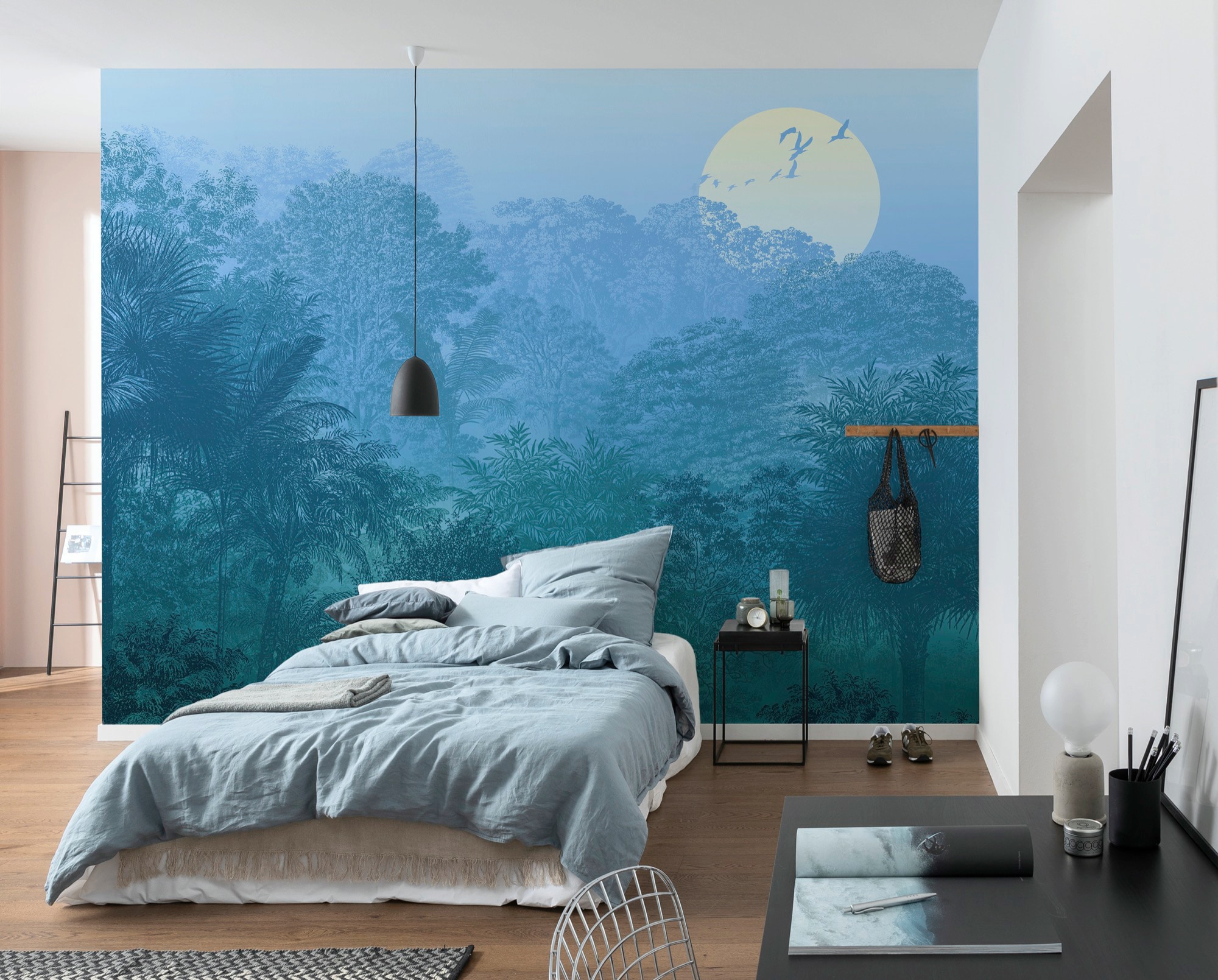 Komar Vliestapete »Digitaldruck Vlies -  Deep in the Jungle - Größe 400 x 280 cm« bedruckt glatt Wohnzimmer, Schlafzimmer