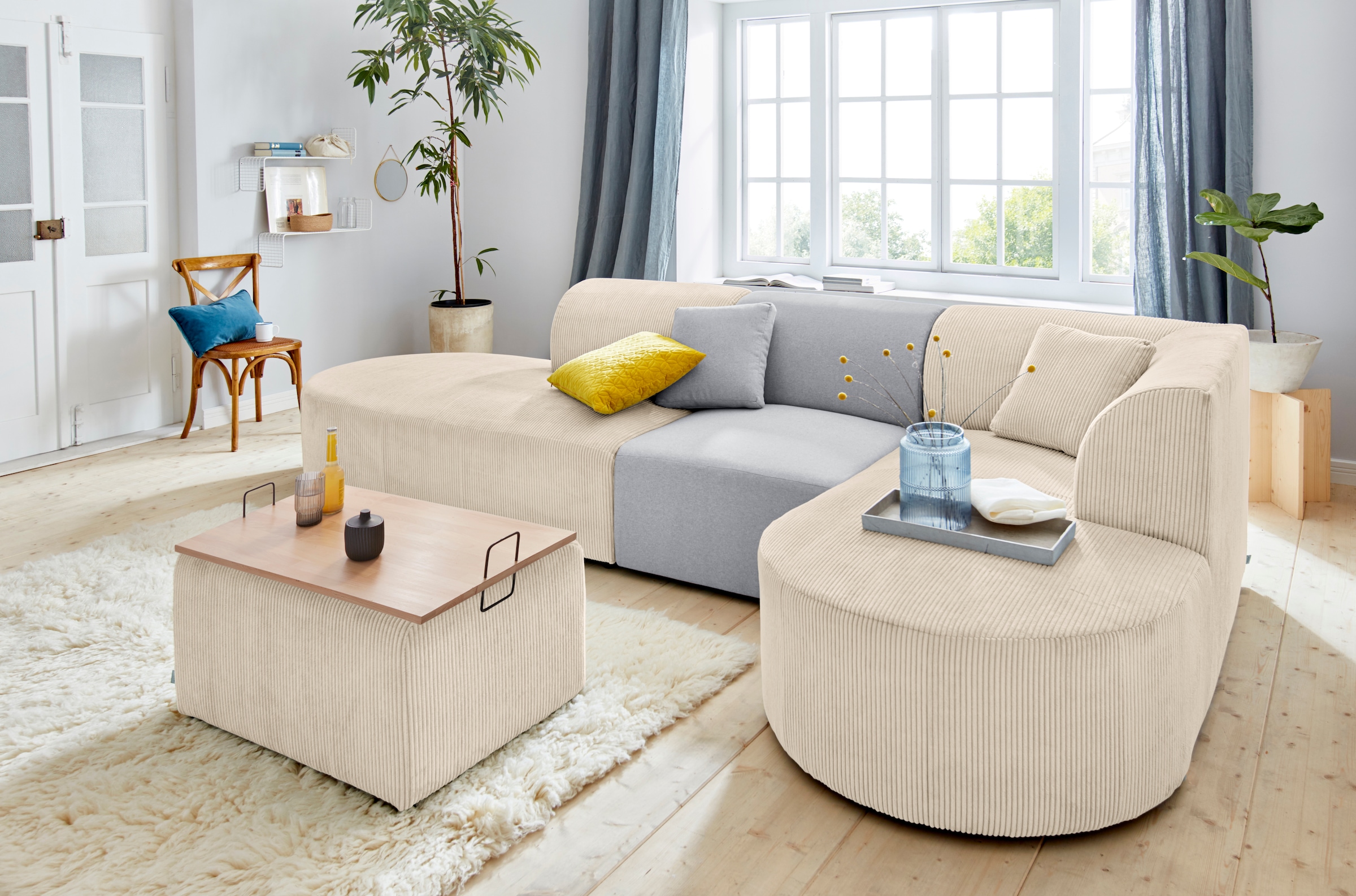 OTTO home Sofa-Eckelement "Alesund" als Einzelelement oder Modulteil günstig online kaufen