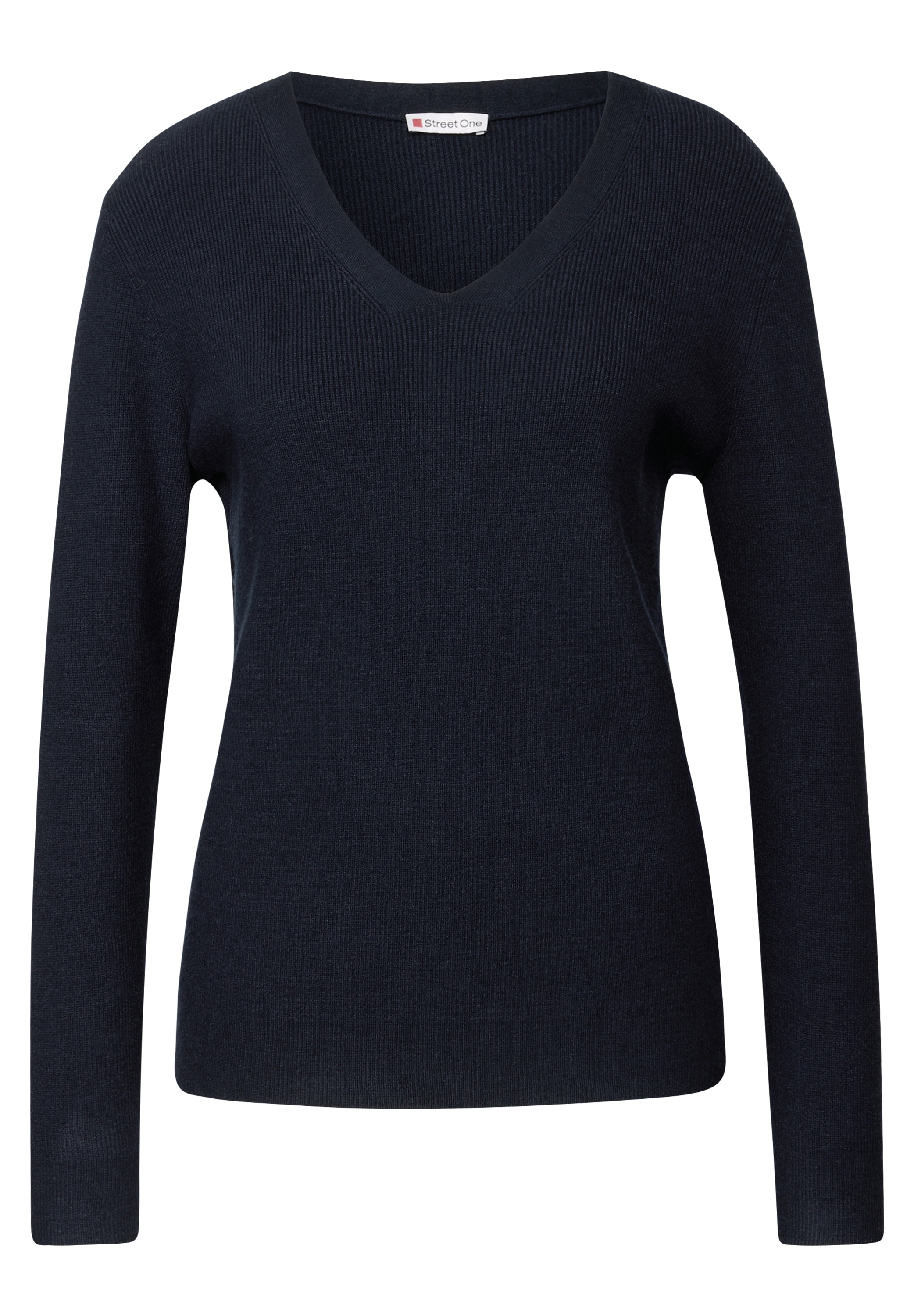STREET ONE Strickpullover, aus softem Materialmix
