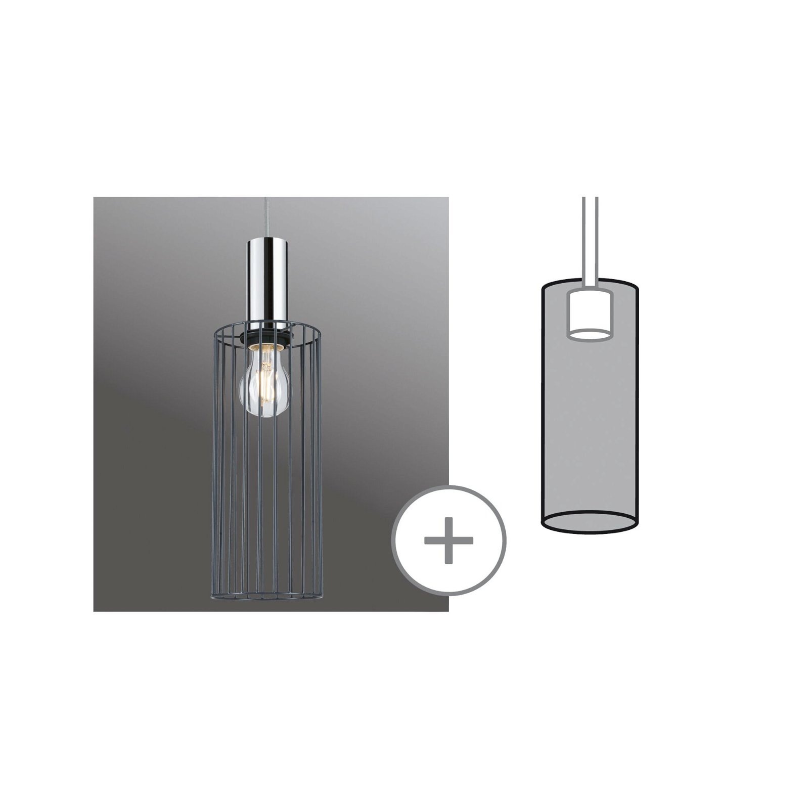 Paulmann Schienensystem-Sets »URail Schirm Biraha 2Easy 120mm«