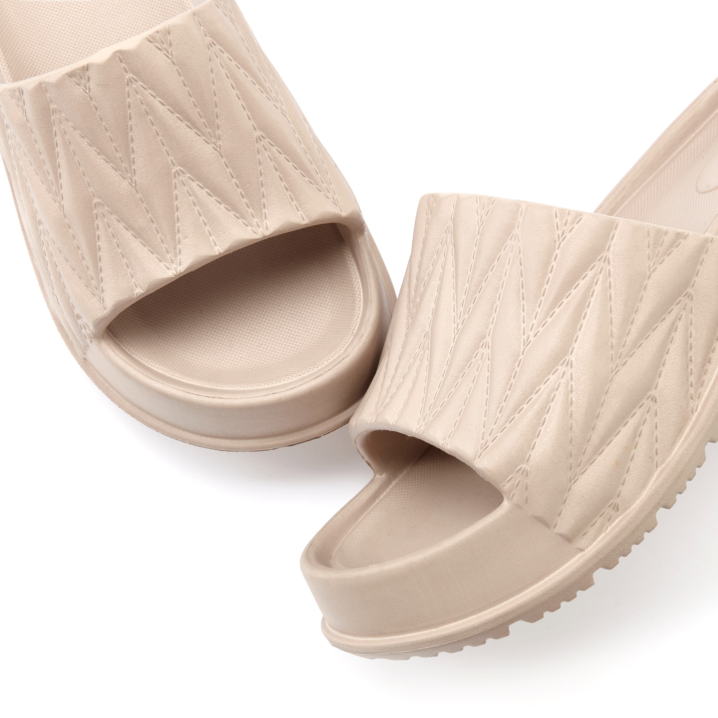 French Connection Slide Sandals Beige 42 3