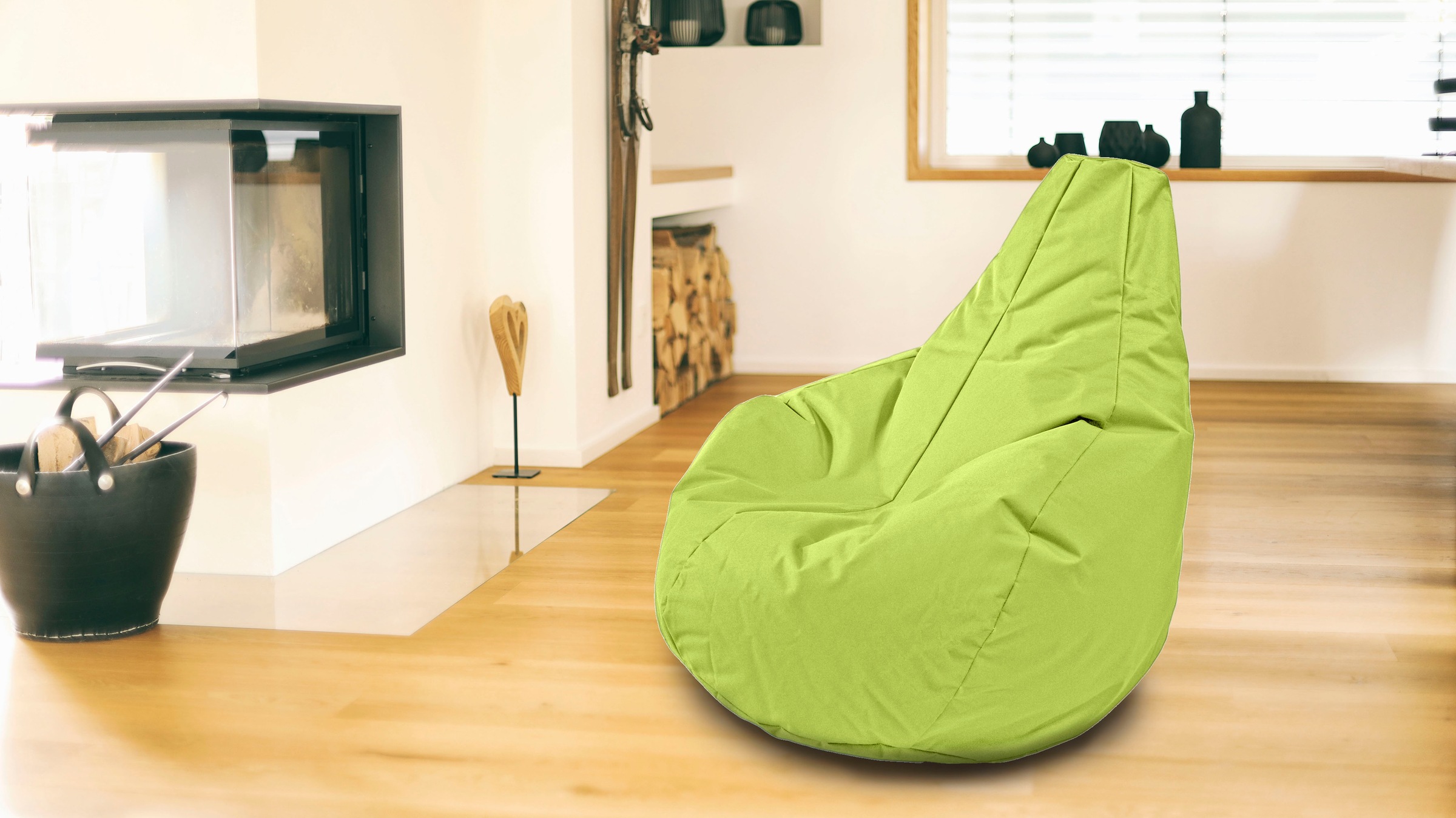 KiNZLER Sitzsack "Gamer" 1 Stk. tlg. Uni Farben, mit Rückenlehne, Outdoor g günstig online kaufen